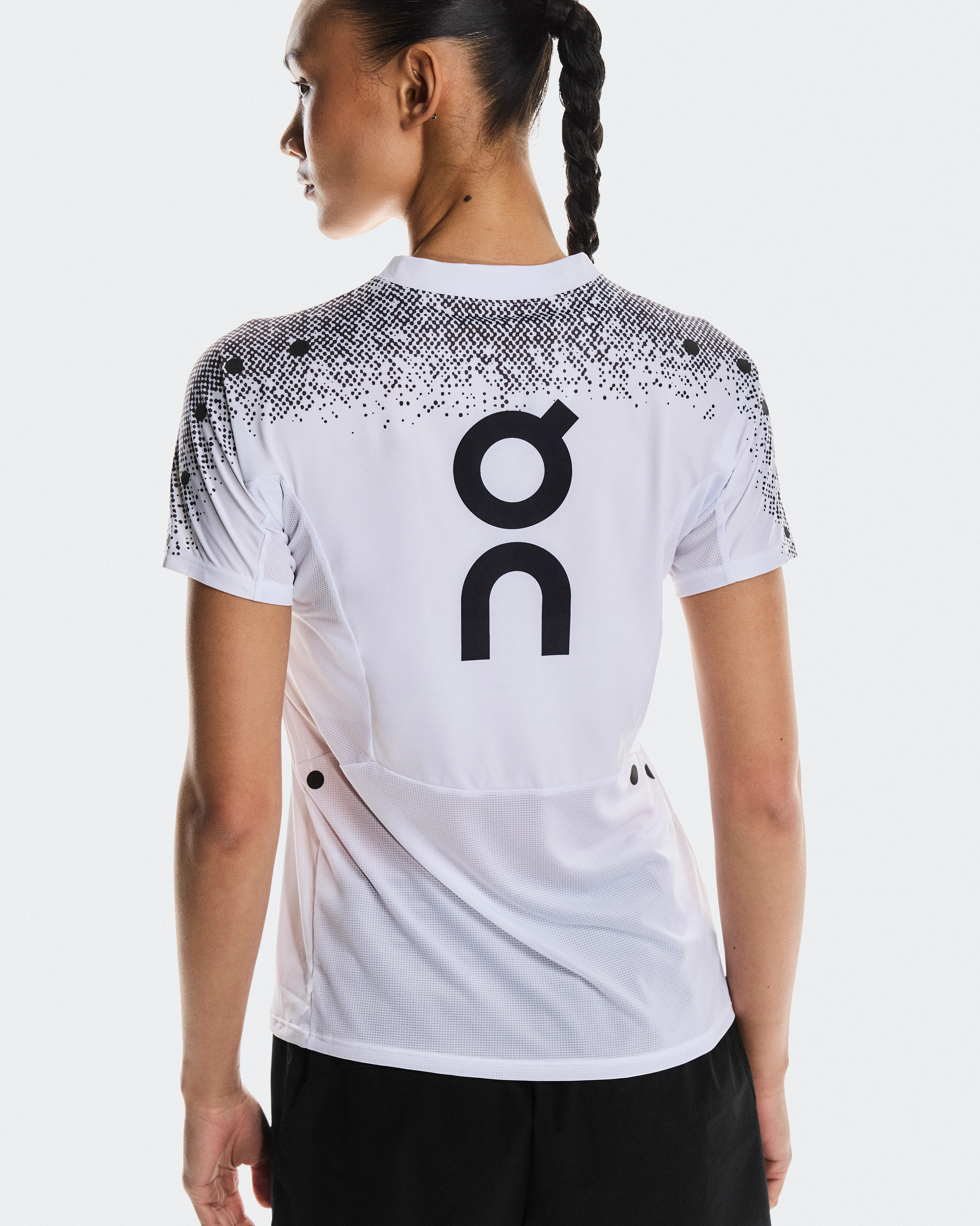 On Ultra-T White & Iron Women Tops and t-shirts