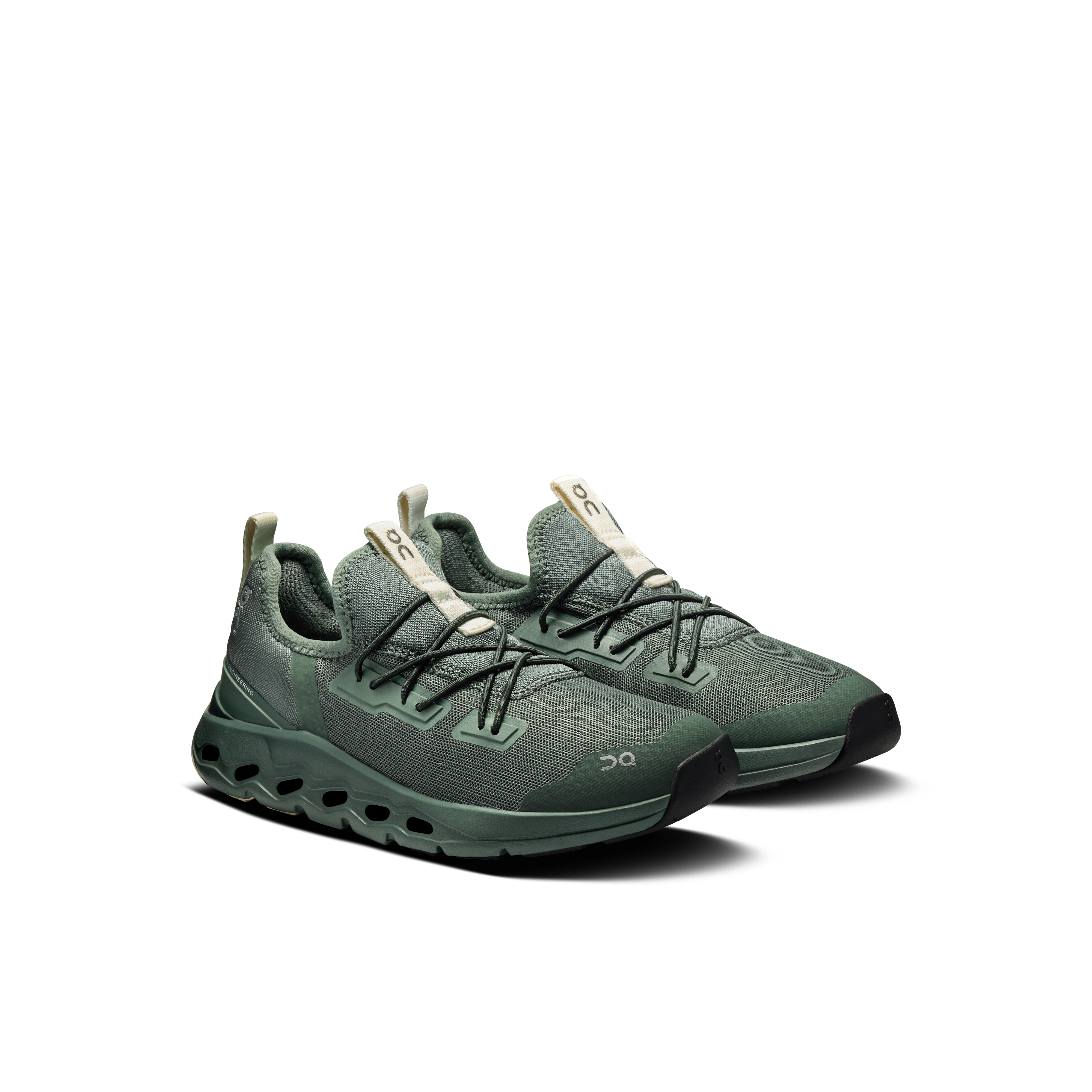 On Cloudleap Olive & Ghost Kids Active life Shoes