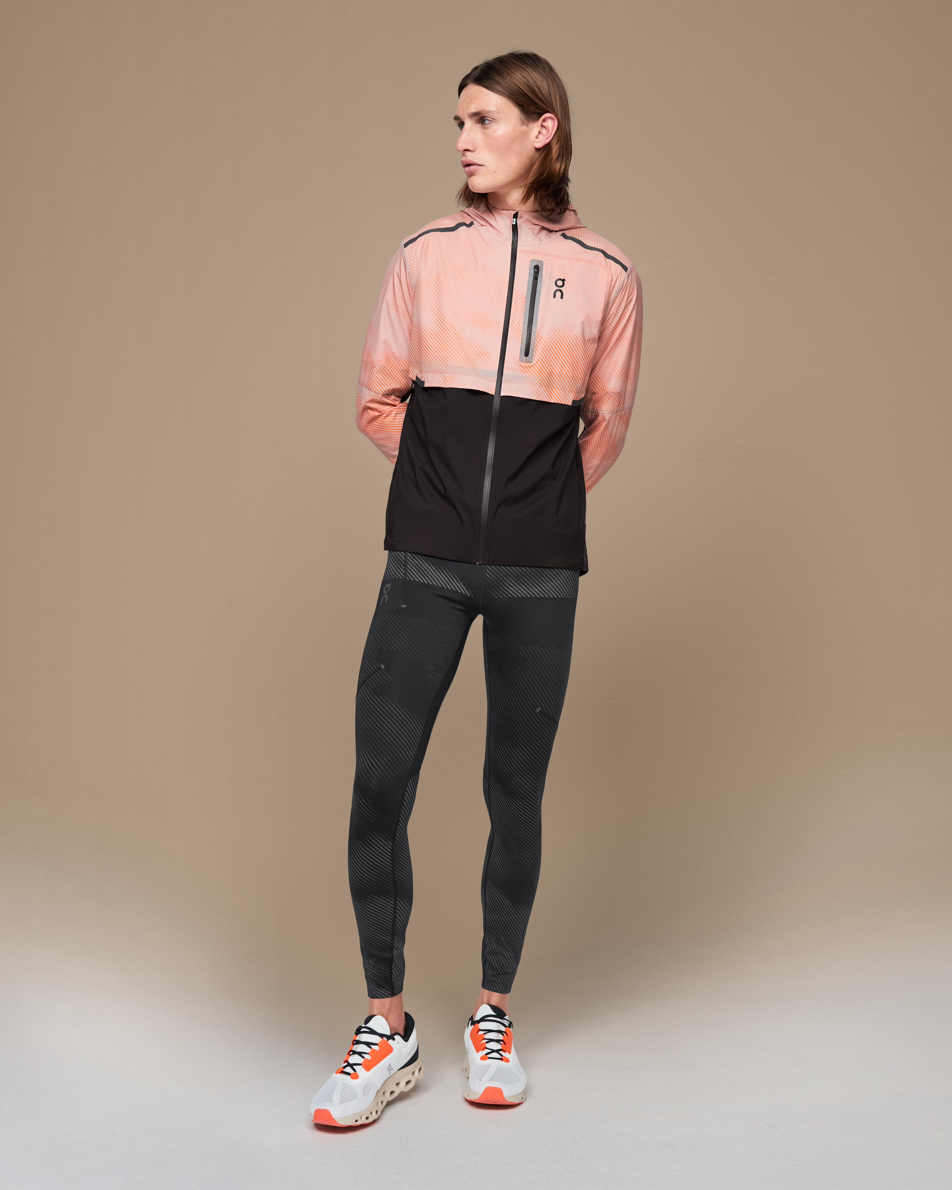 On Weather Jacket Lumos Woodrose & Black Men Jackets