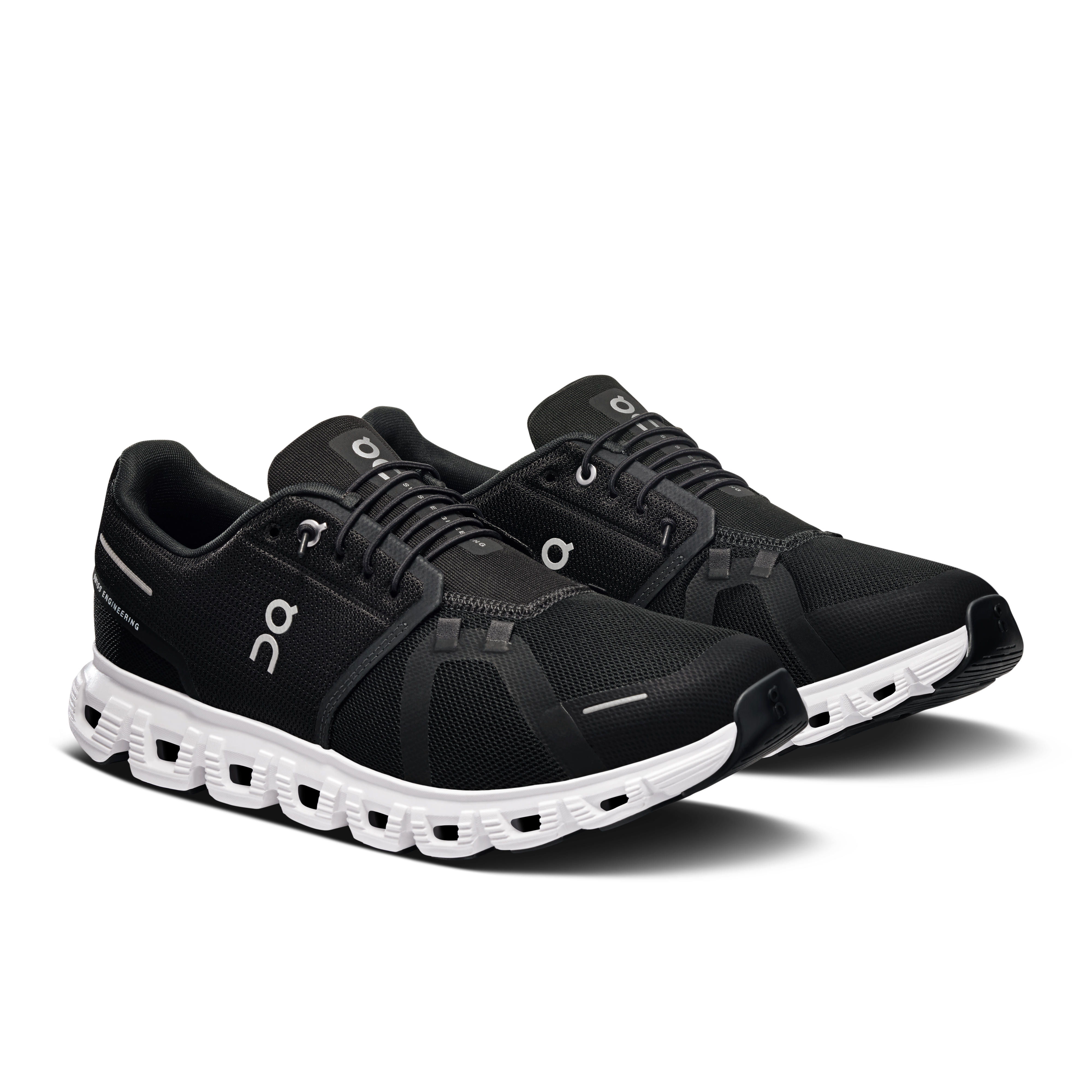On Cloud 6 Wide Black & White Men Active life Shoes
