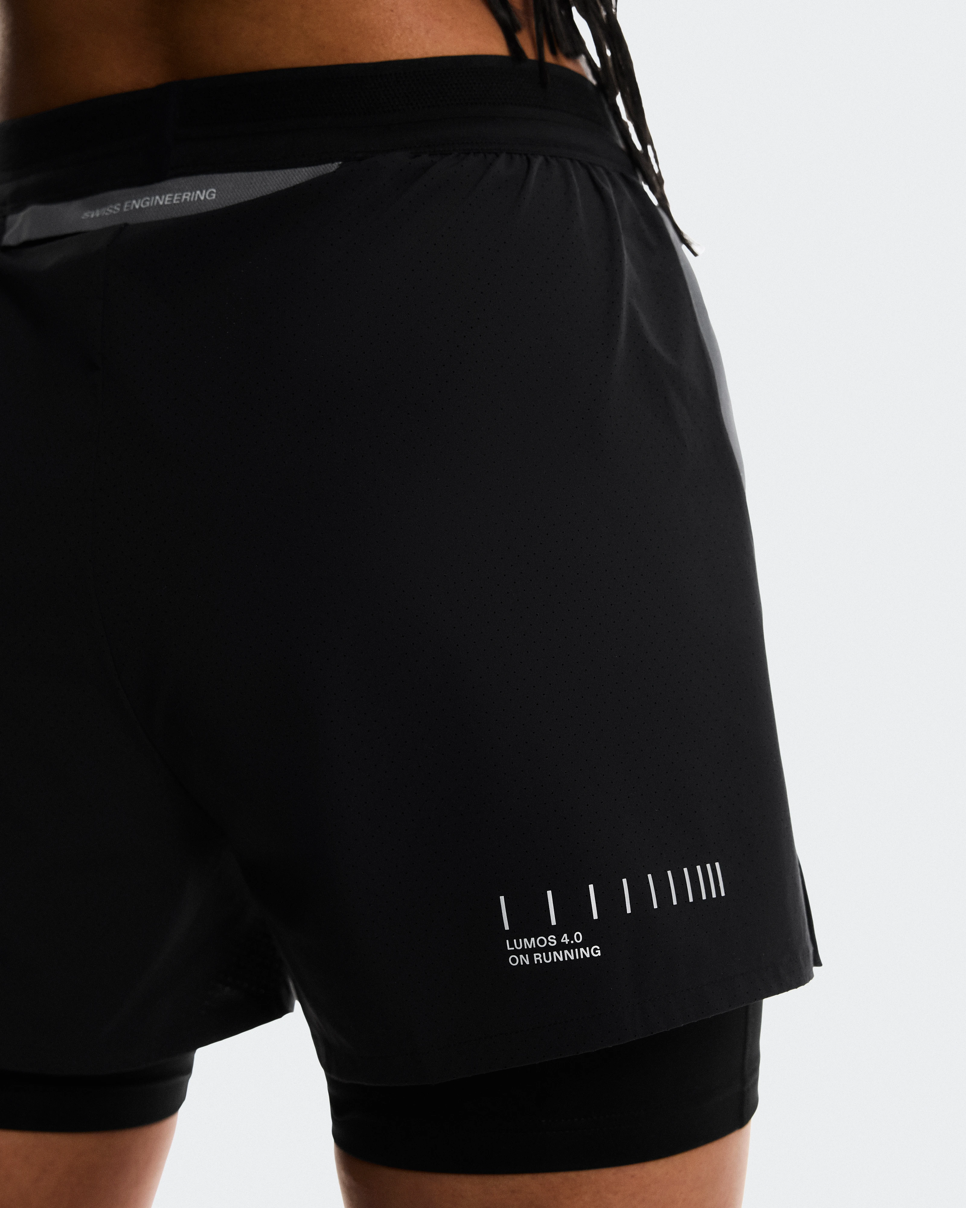 On Performance Shorts Lumos Eclipse & Black Women Shorts