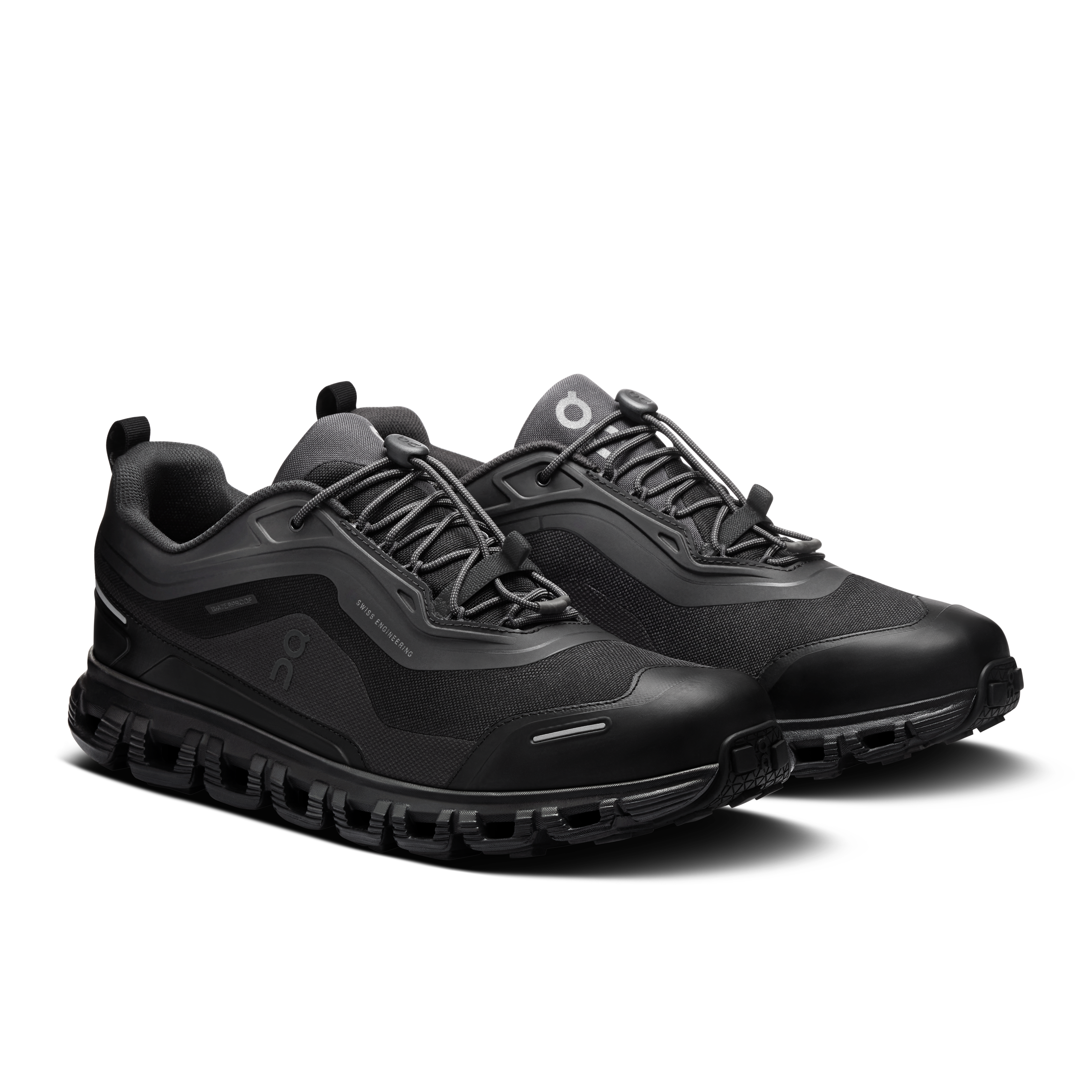 On Cloud 6 Geo Waterproof Black & Black Men Active life Shoes