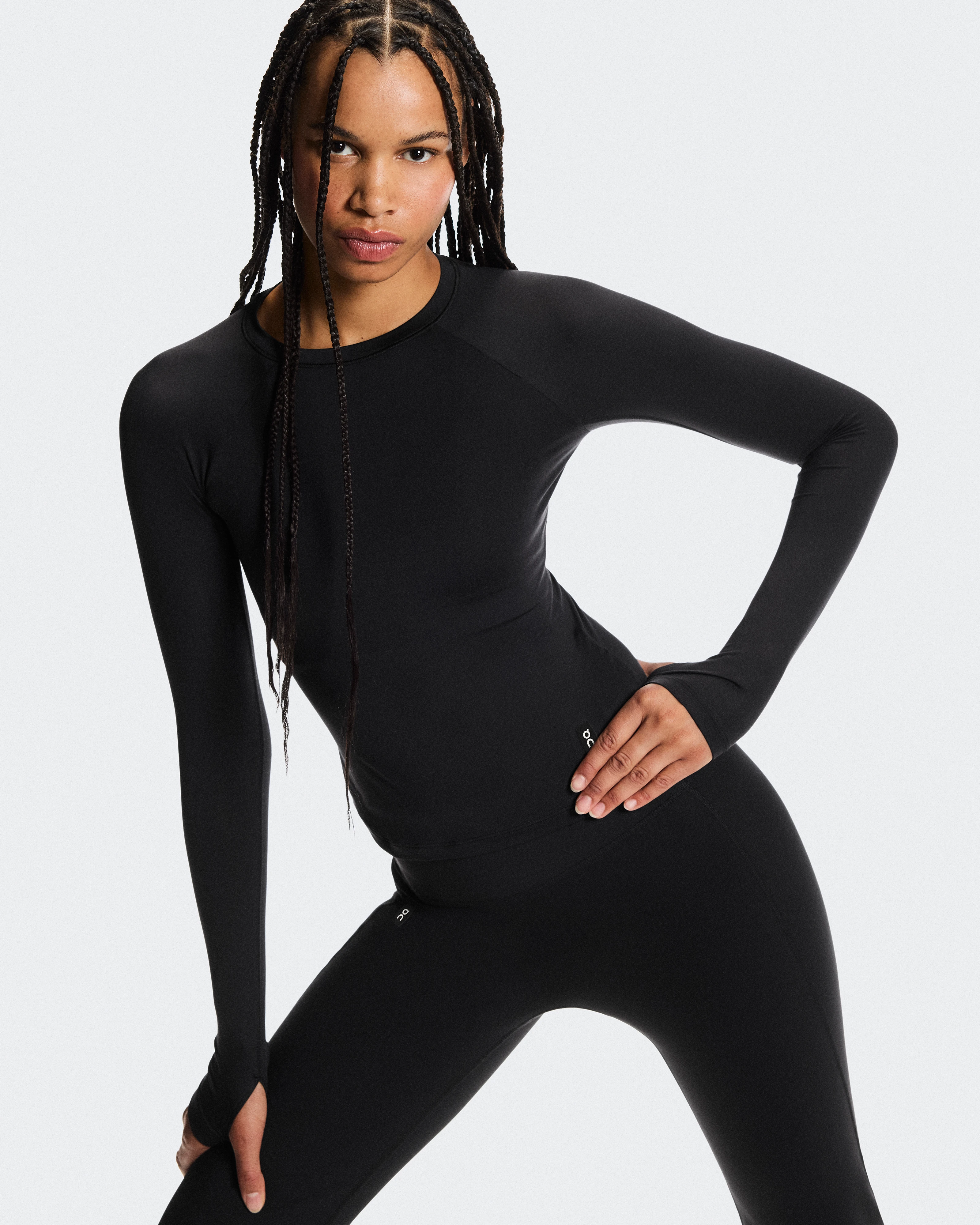 On Studio Long-T Black Women Tops and t-shirts
