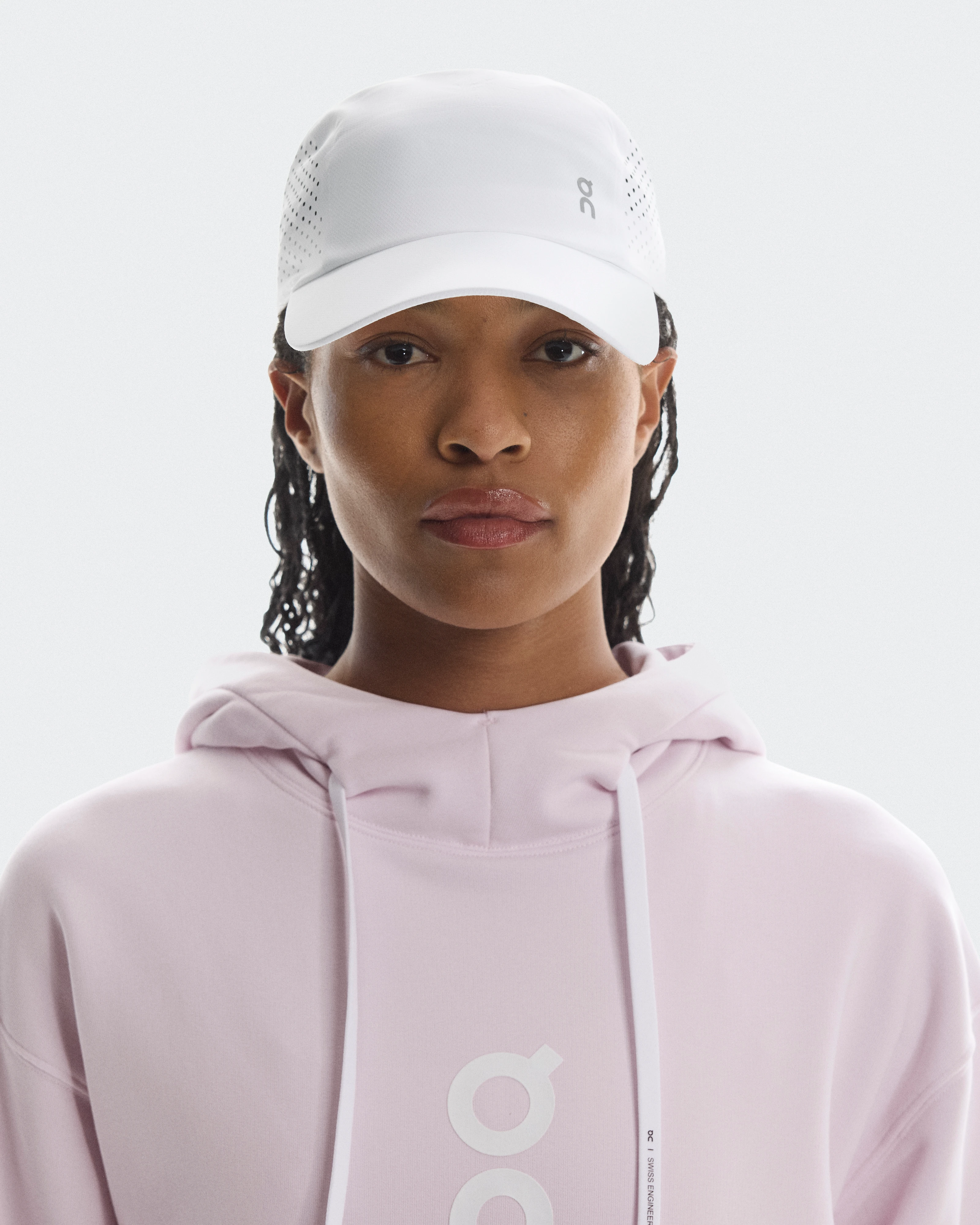 On Lightweight Cap White Unisex Headwear