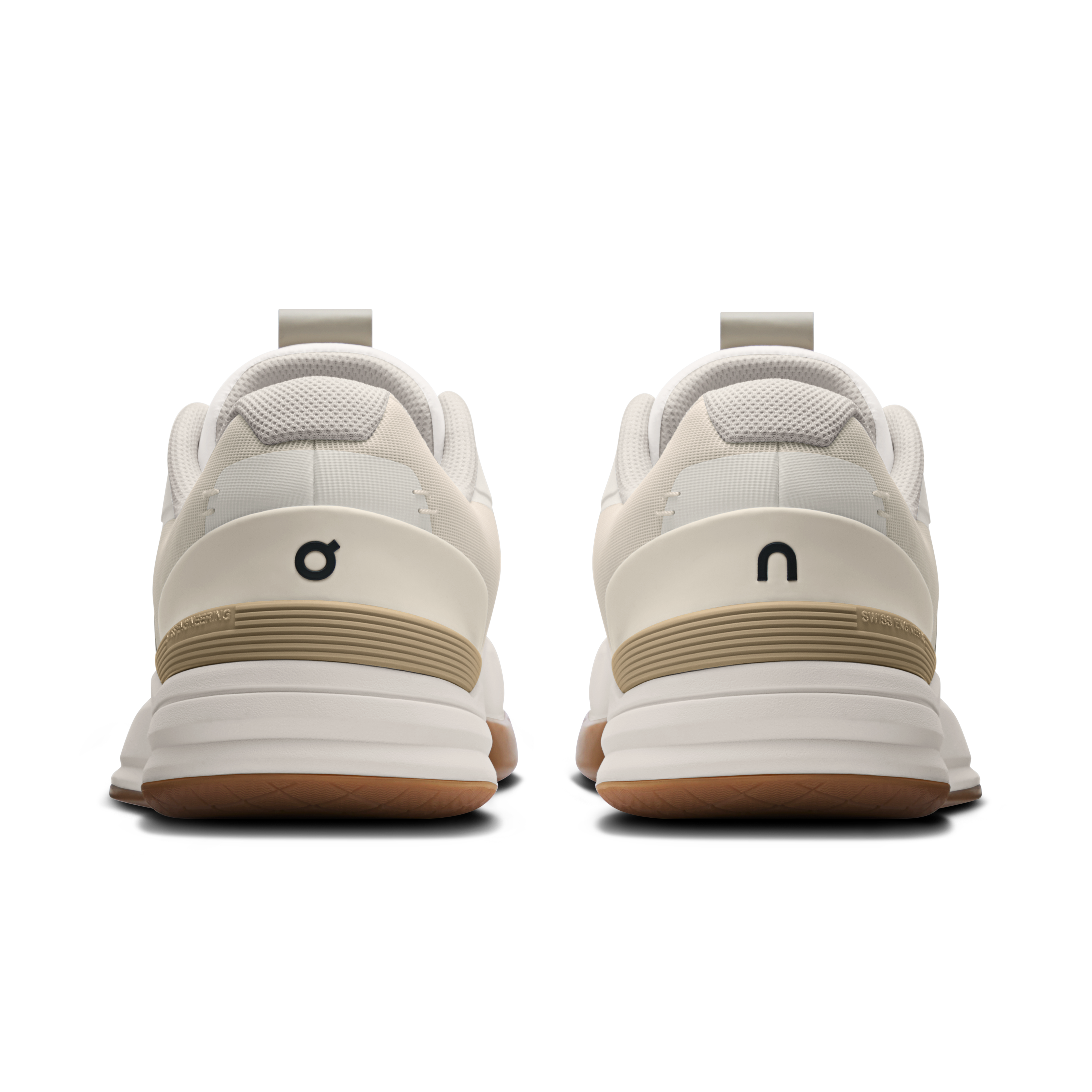 On THE ROGER Pro Ivory & Ivory Men Tennis Shoes