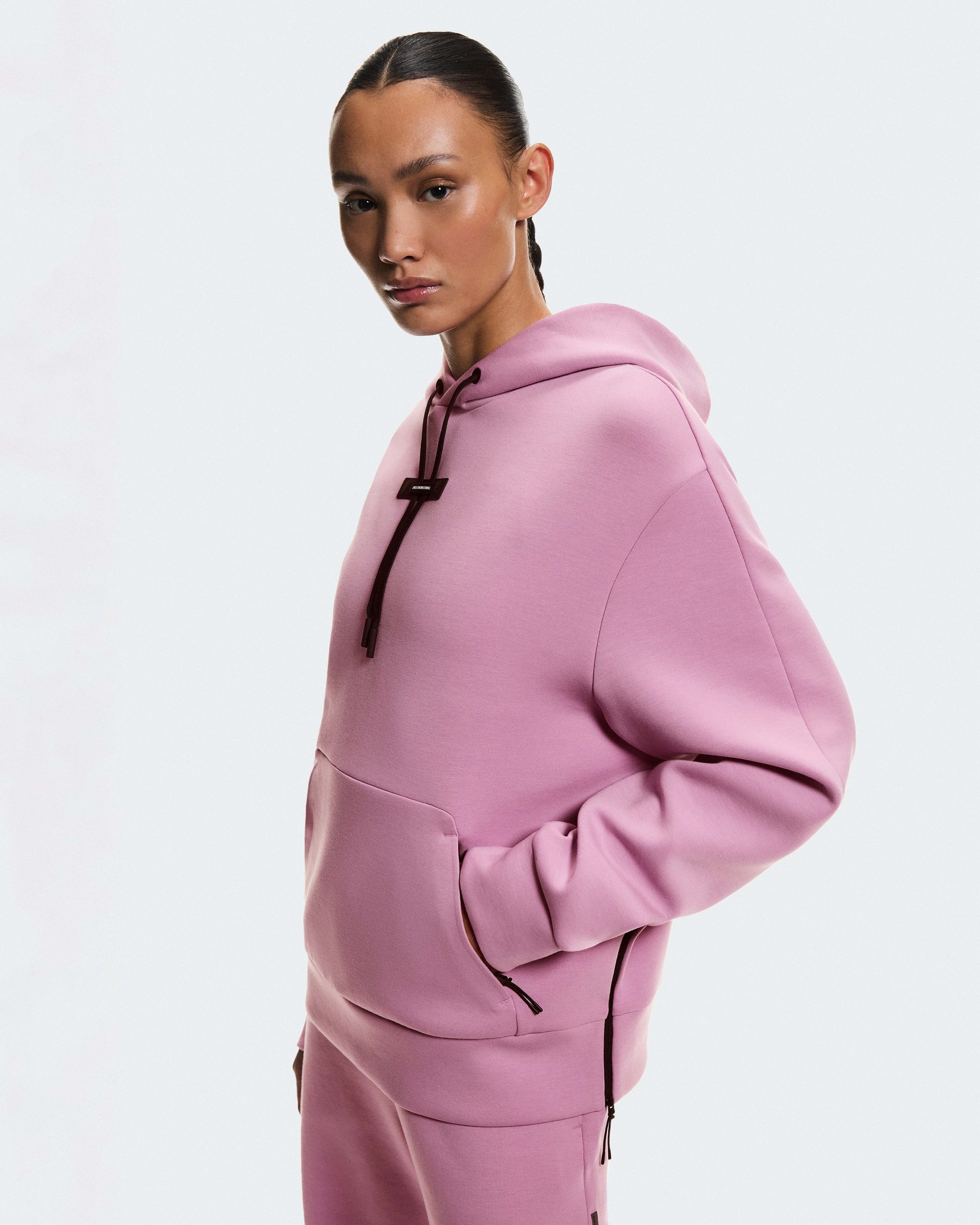 On Focus Tech Hoodie Sakura Women Hoodies and sweatshirts