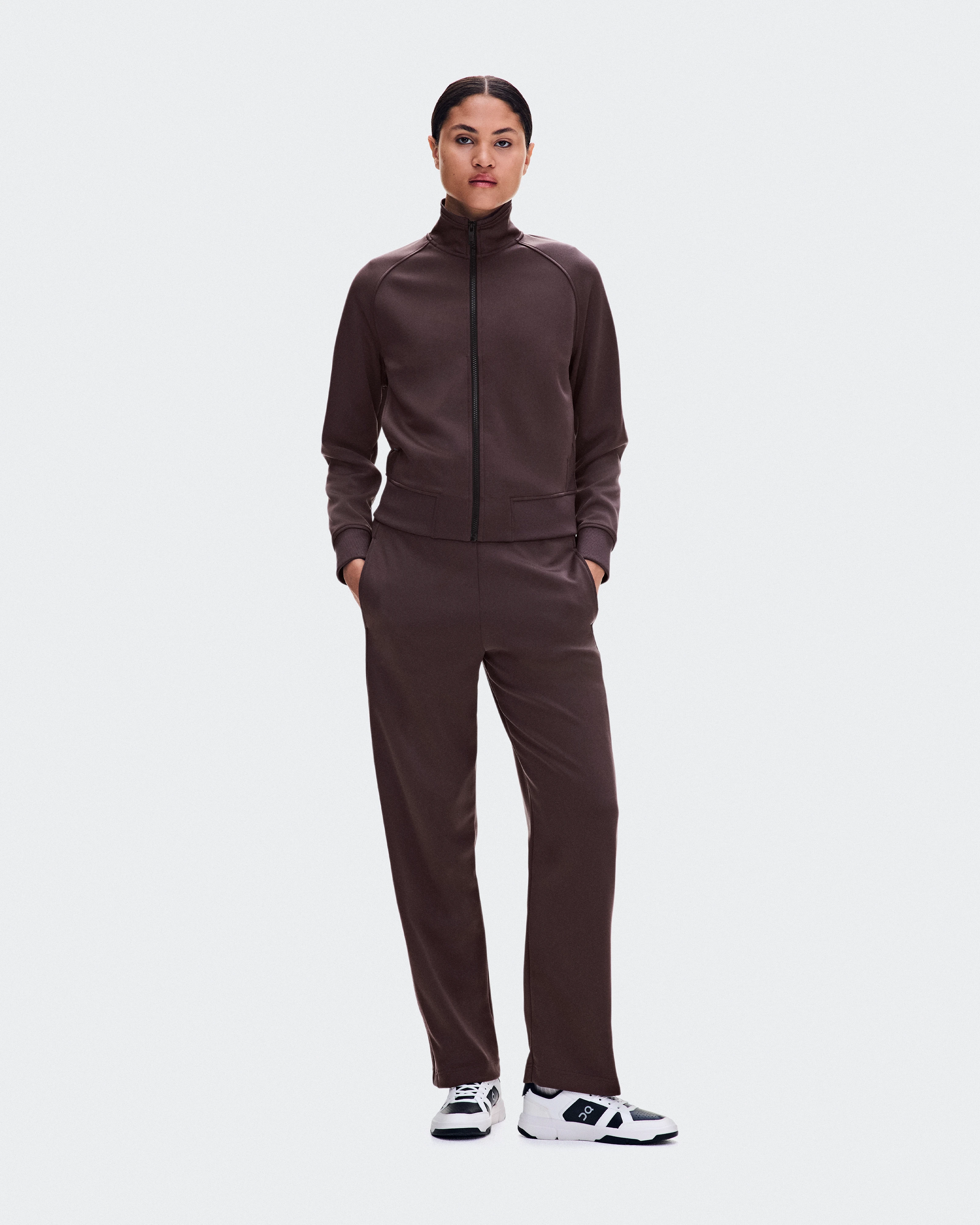 On Courtside Full-Zip Mulberry Women Jackets