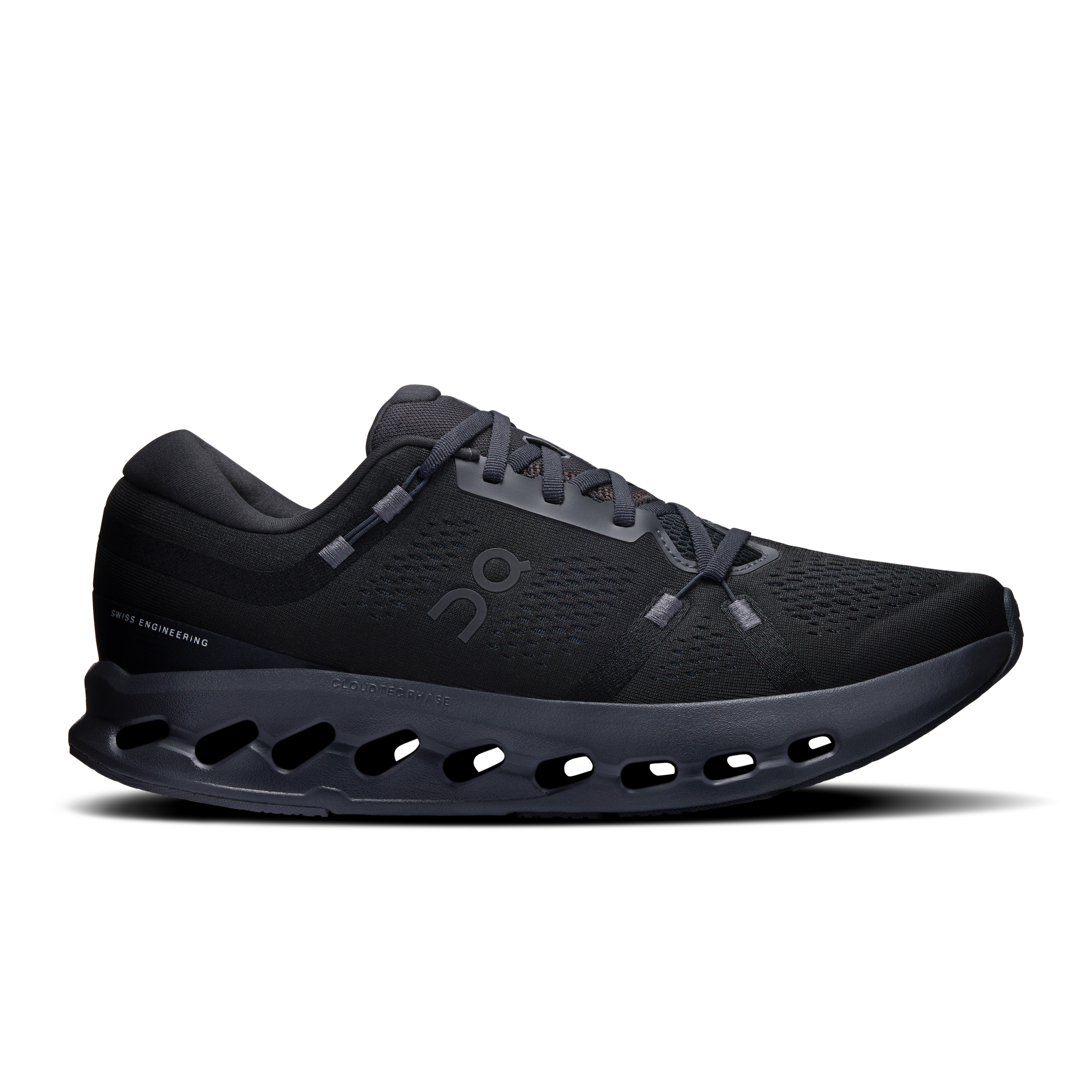 Cloudsurfer 2 Wide Road Running Shoe in Black/Black