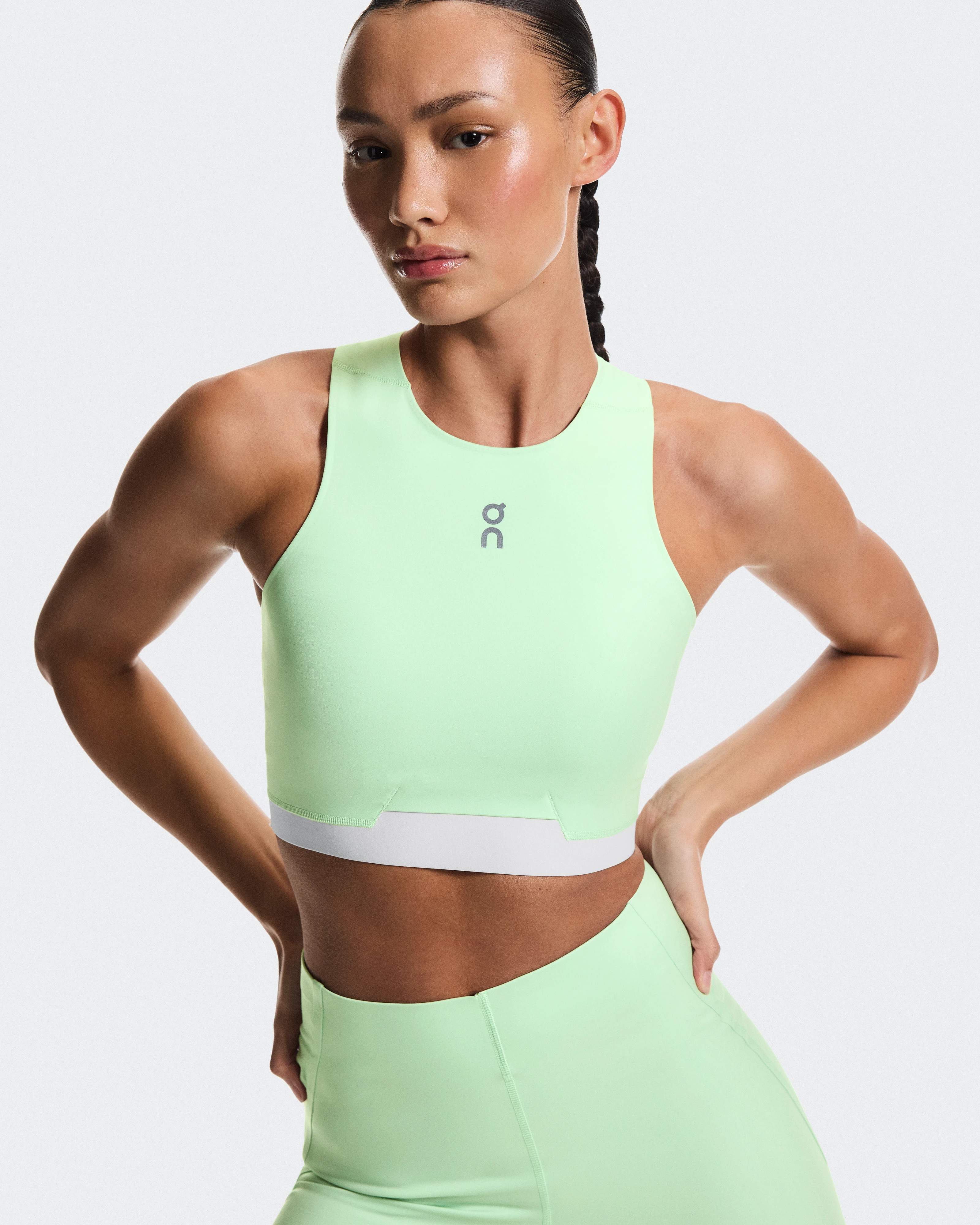 On Train 2-in-1 Crop Creek Women Tops and t-shirts
