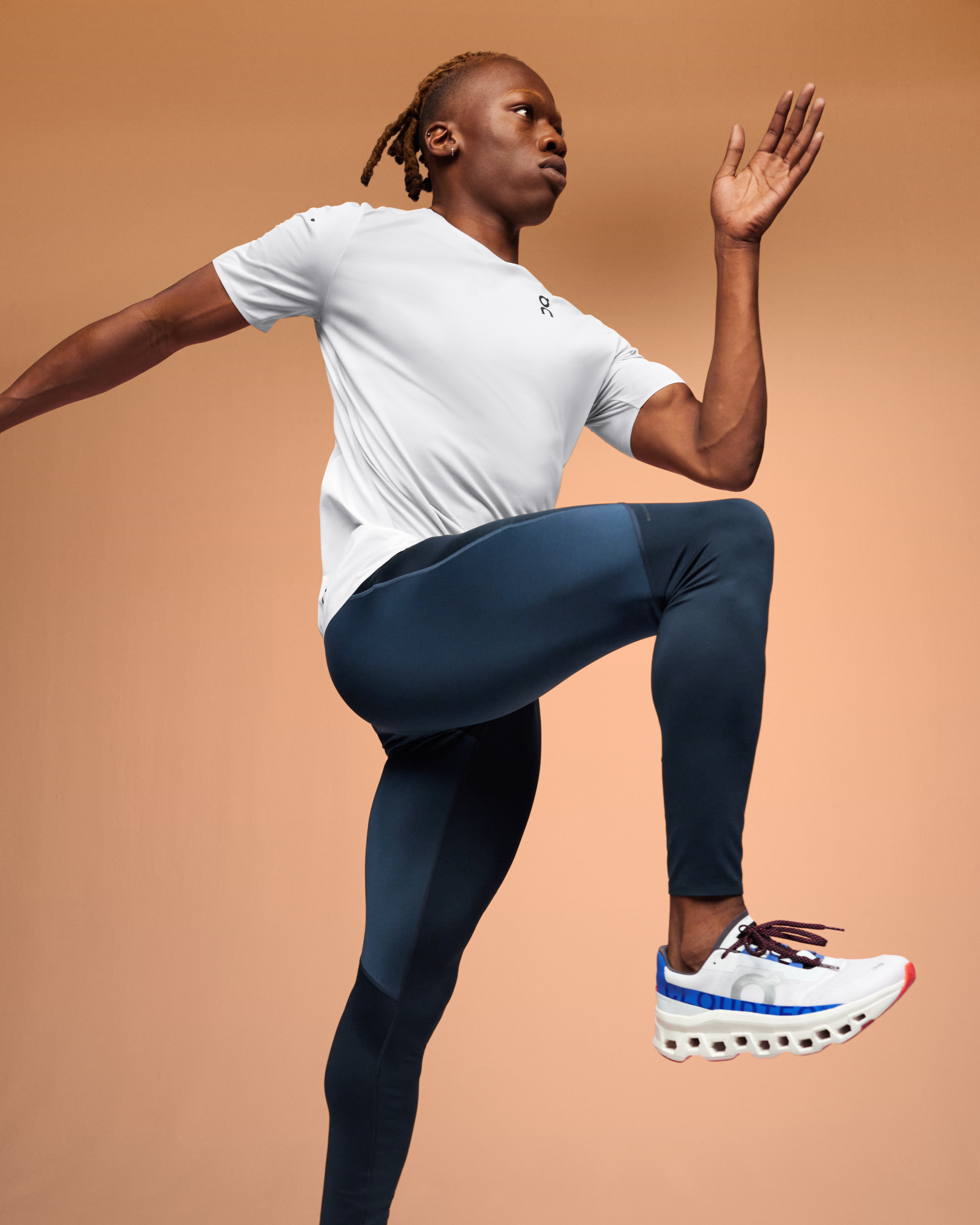 On Performance Tights Navy & Denim Men Tights