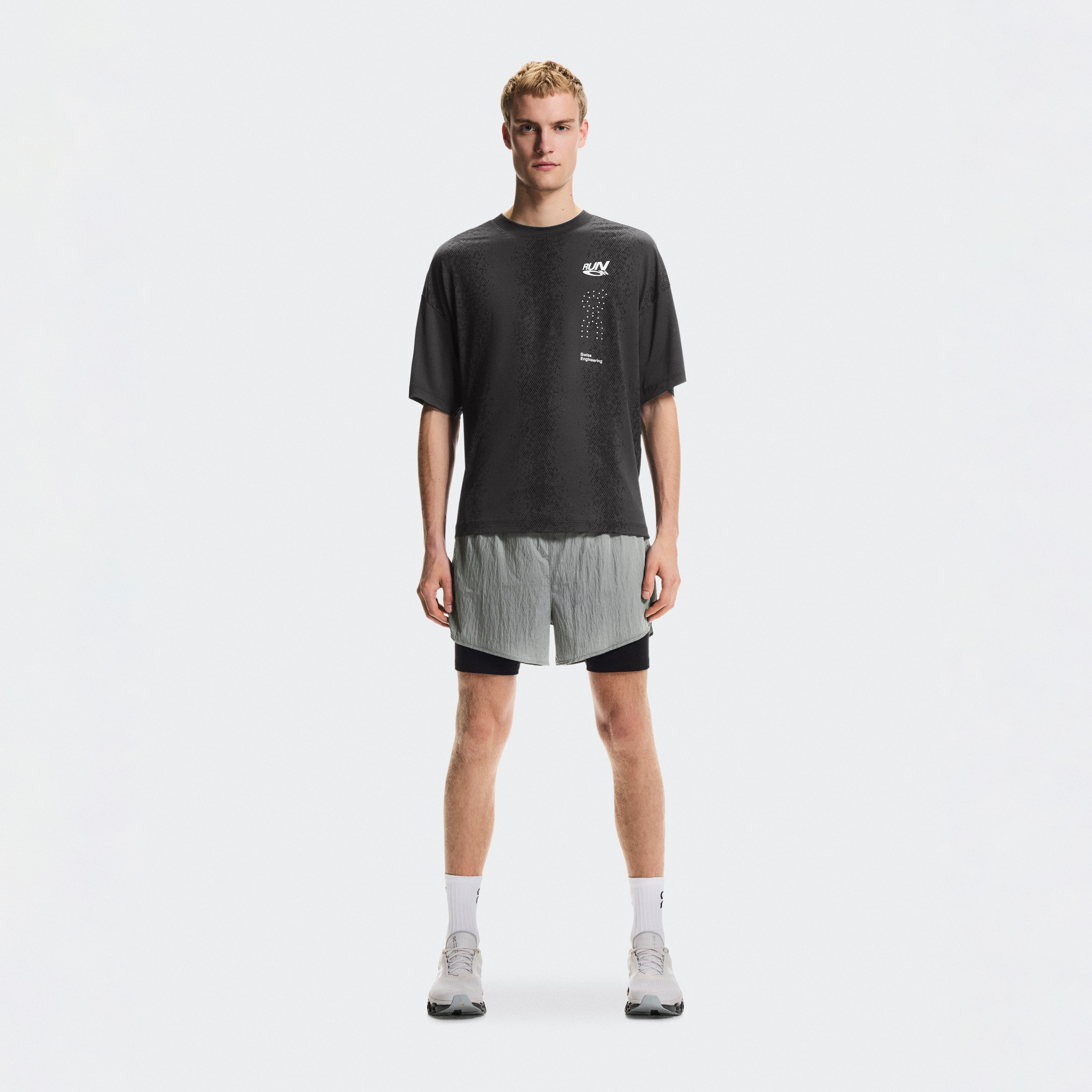On Performance Volt-T Iron Men – Warm-weather running Tops and t-shirts