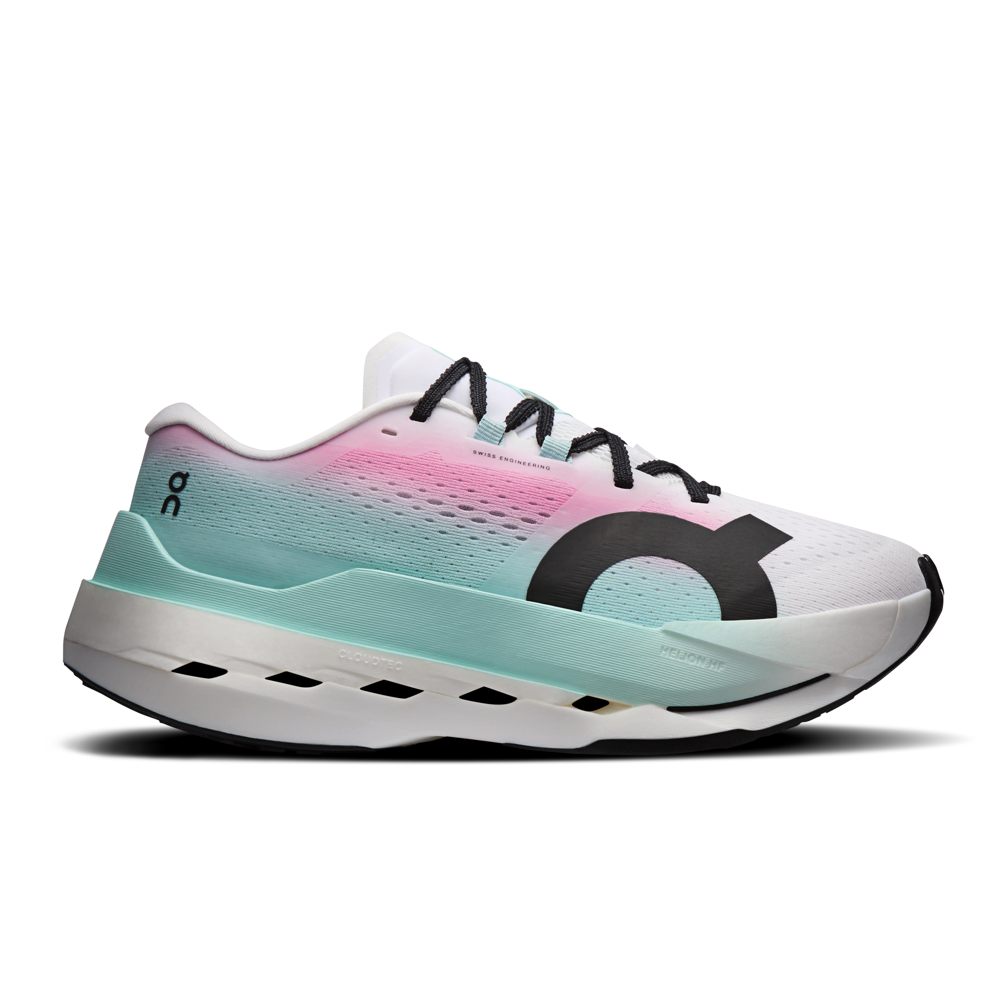 Cloudboom Max Road Running Shoe in White/Celeste