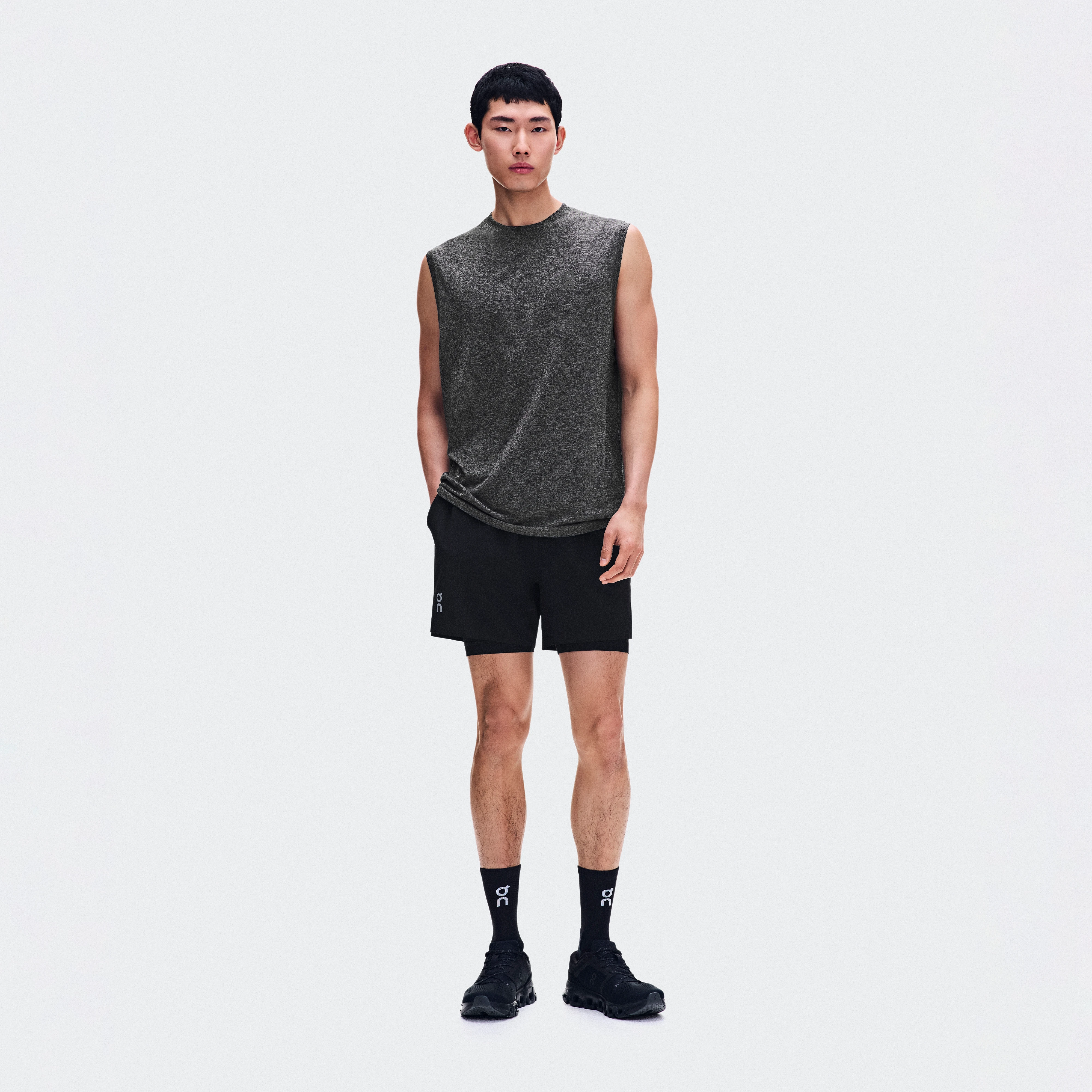 On Train 2-in-1 Shorts Black Men – High-intensity training Shorts