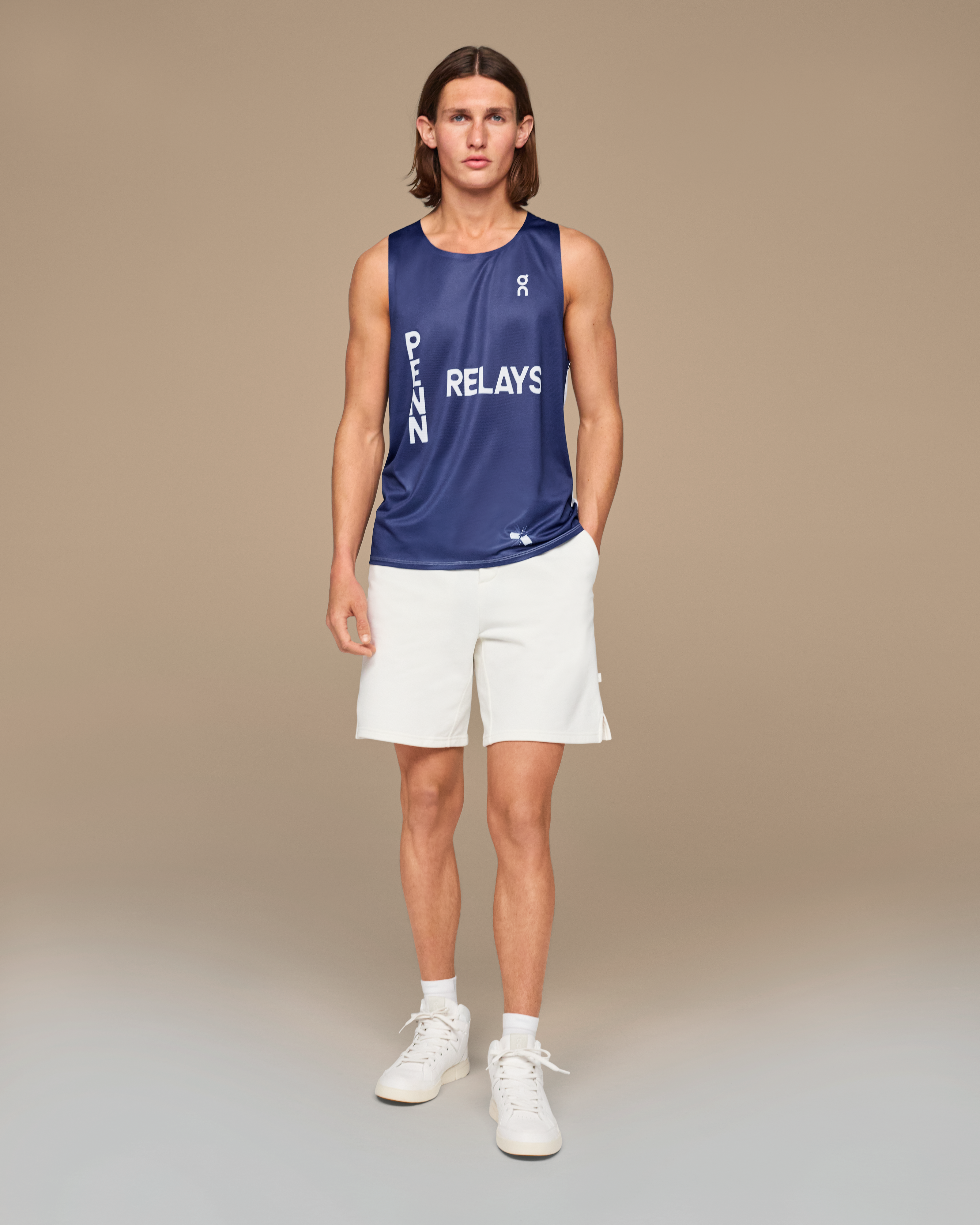 On Penn Relays Singlet Indigo Unisex Tops and t-shirts