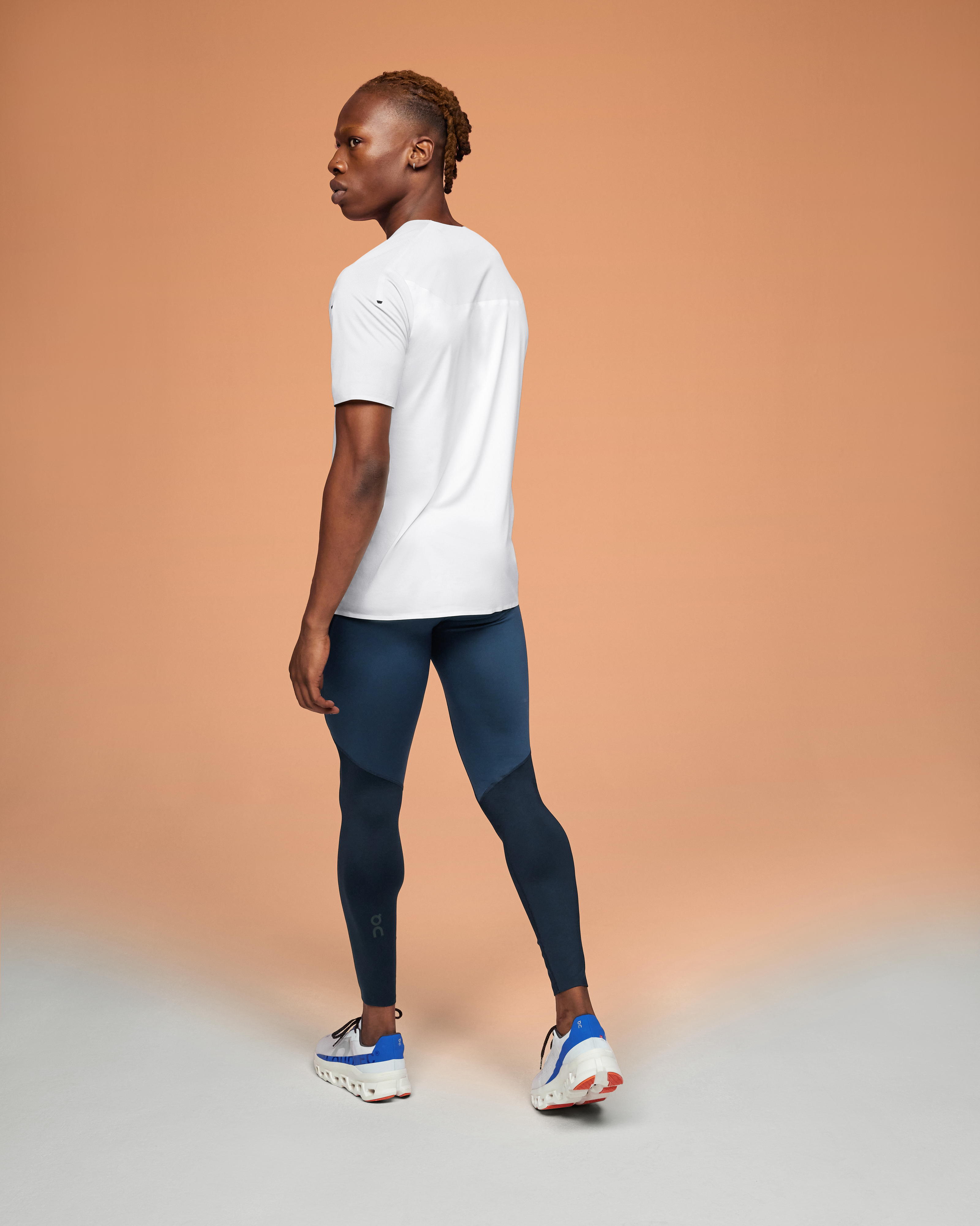 On Performance Tights Navy & Denim Men Tights