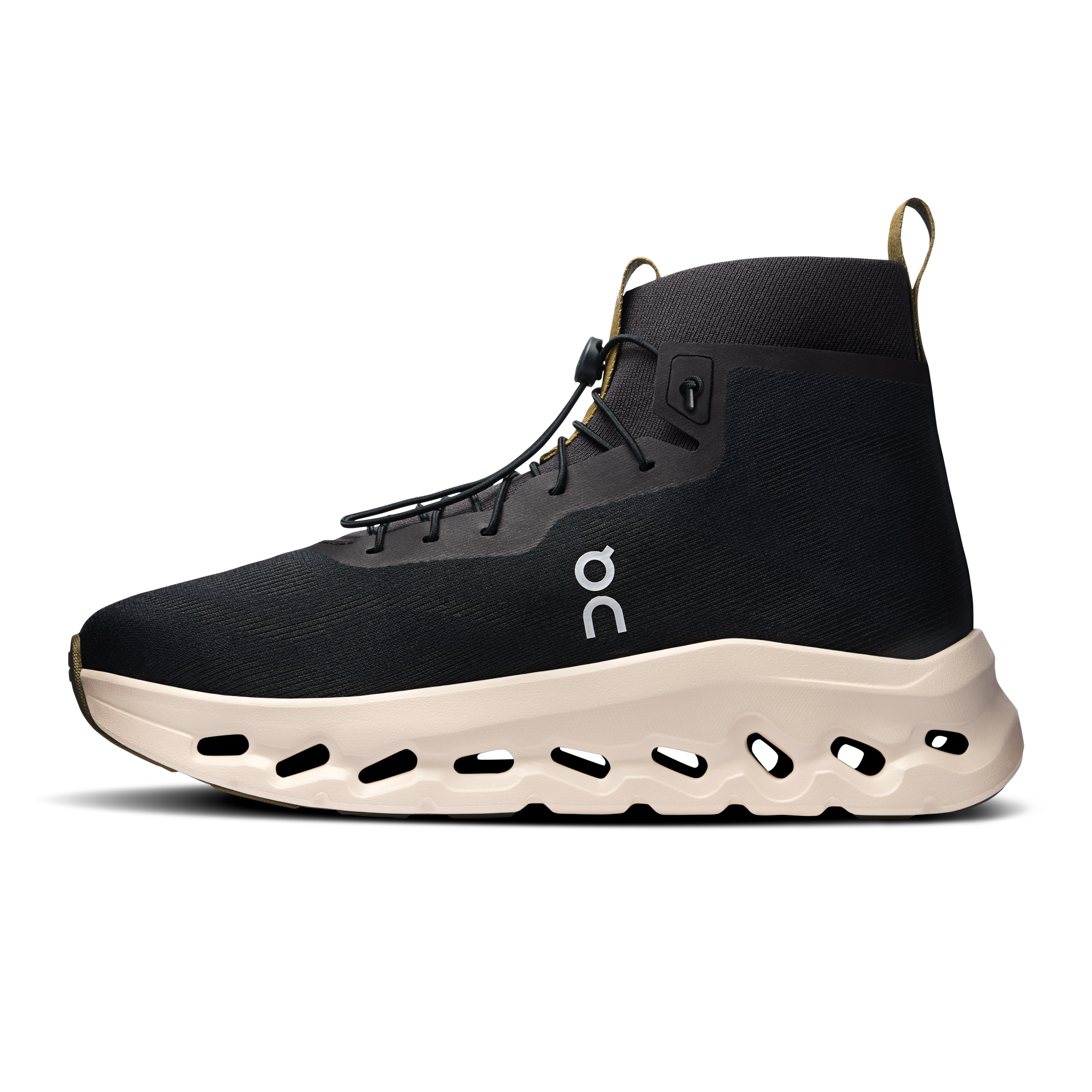 On Cloudtilt Hi LOEWE Black & Oatmeal | Olive Men Active life Shoes