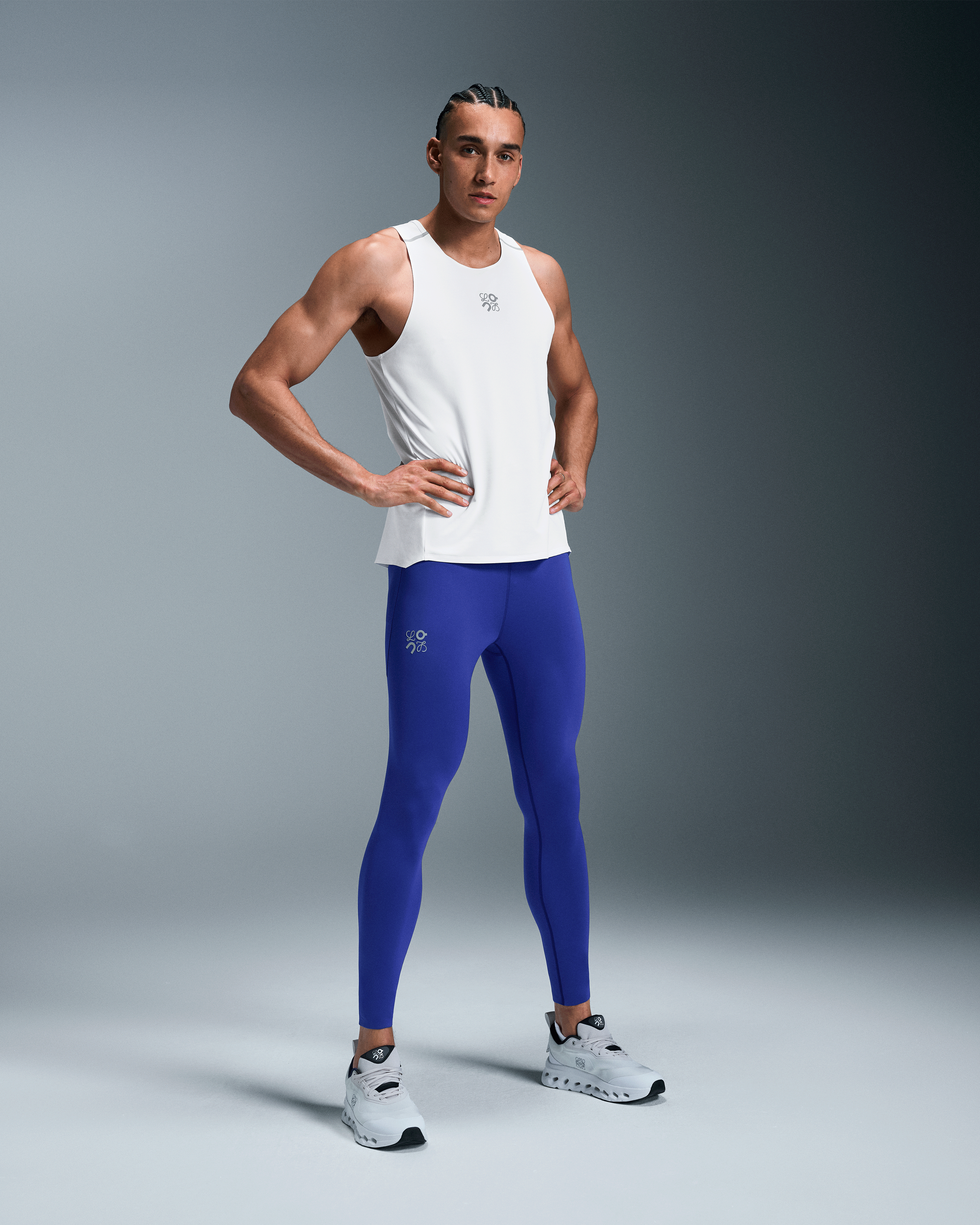 On Active Tights LOEWE Blue Men Tights