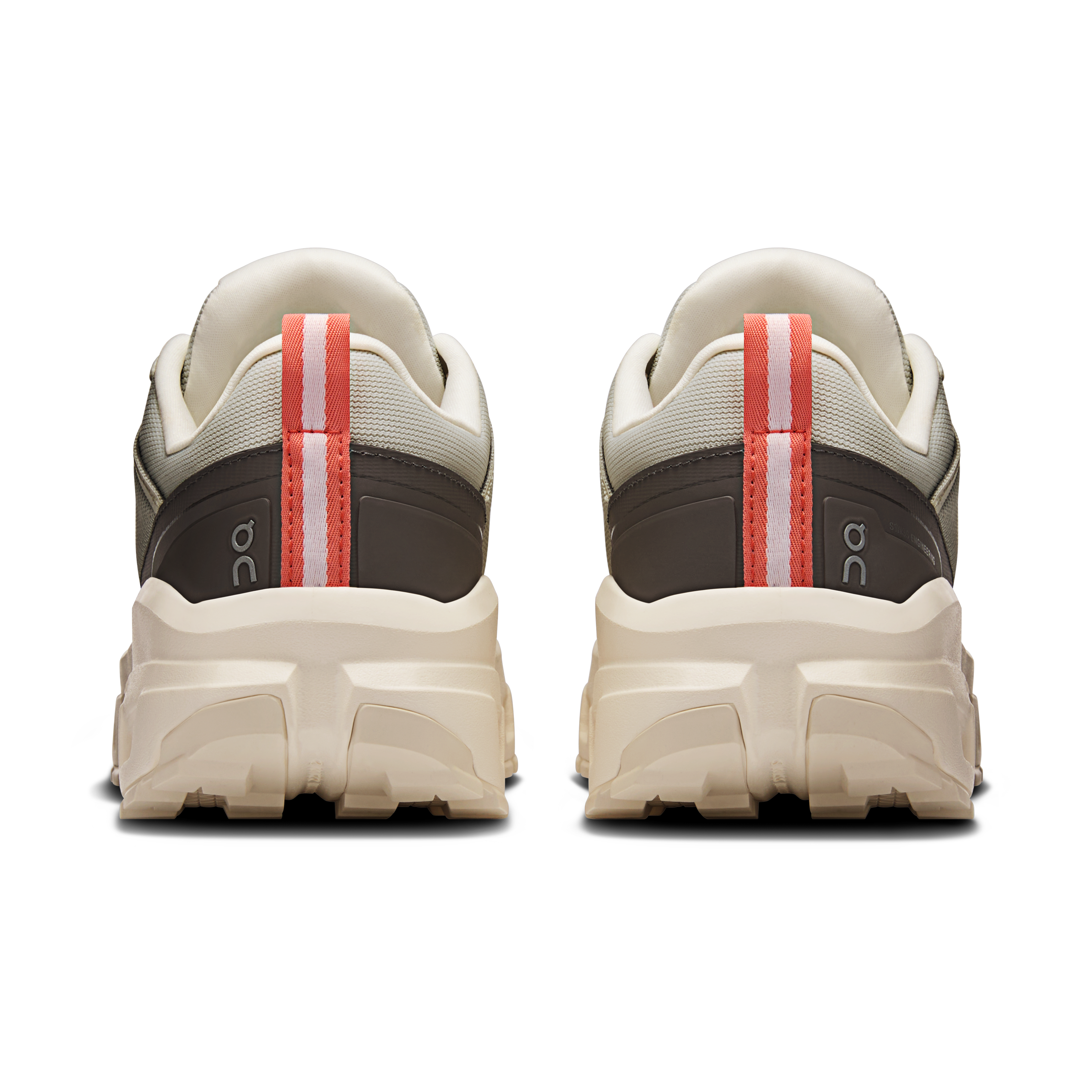 On Cloudrock Low Waterproof Ivory & Ivory Women Hiking Shoes