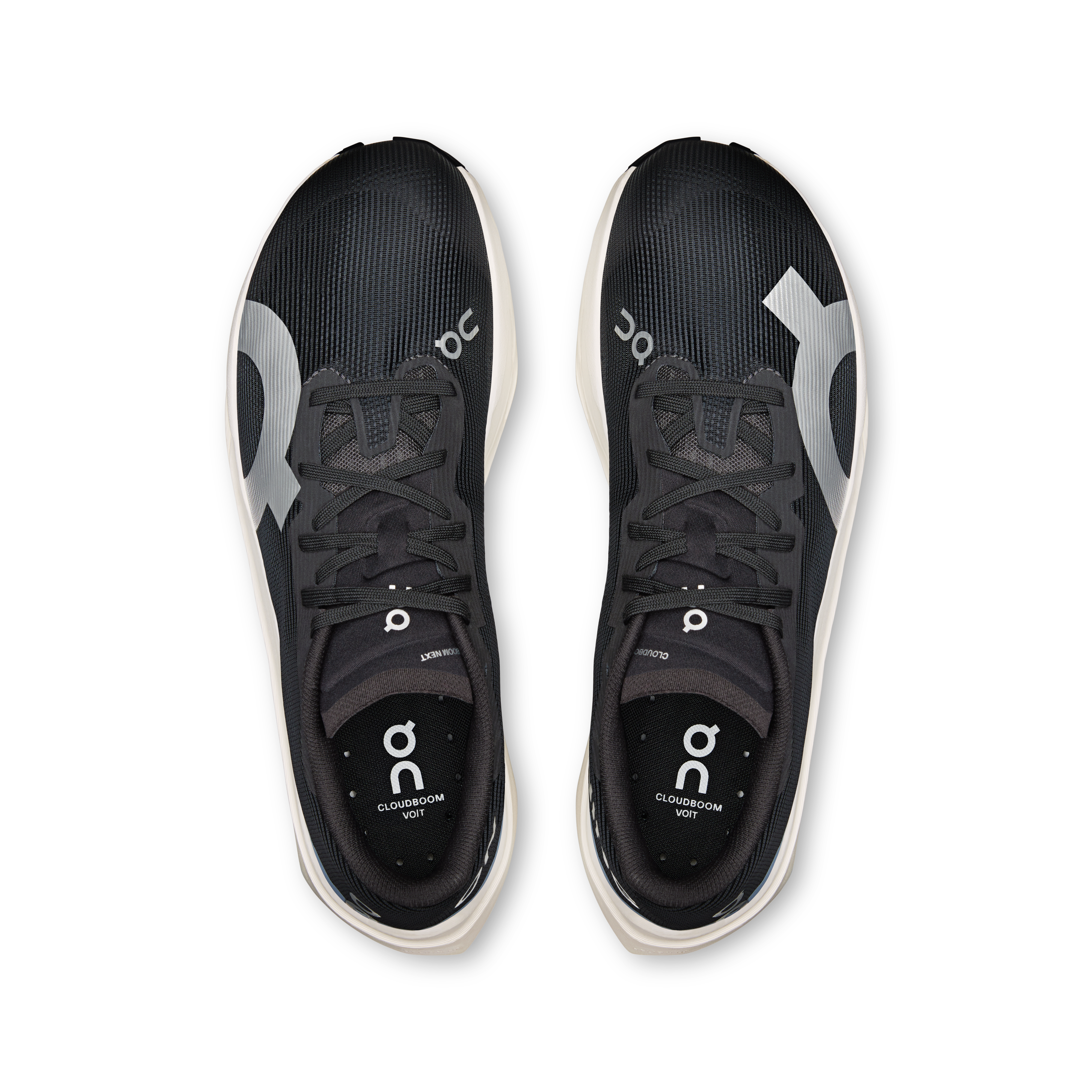 On Cloudboom Volt White & Black Men Road running Shoes