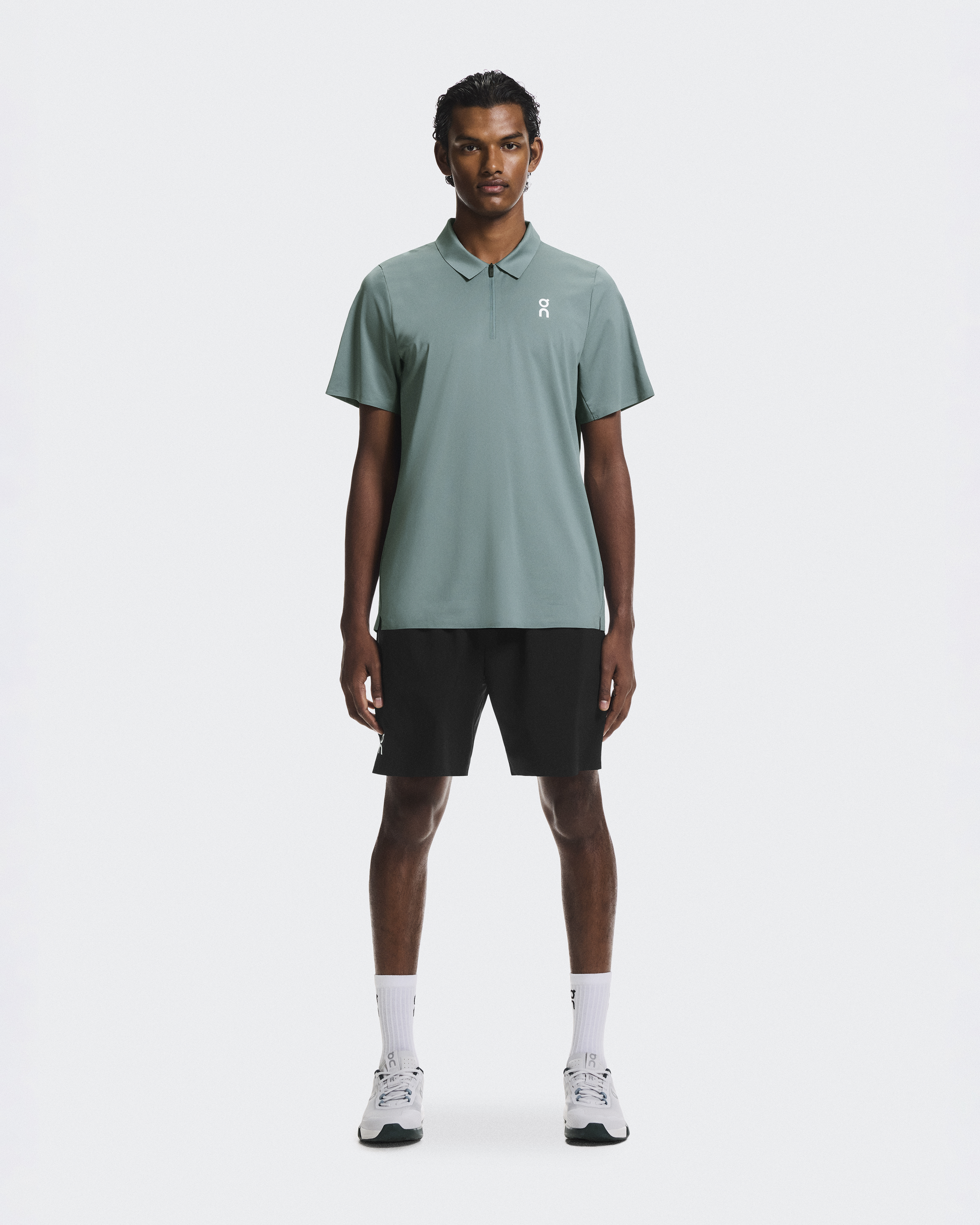 7" Court Shorts in Black