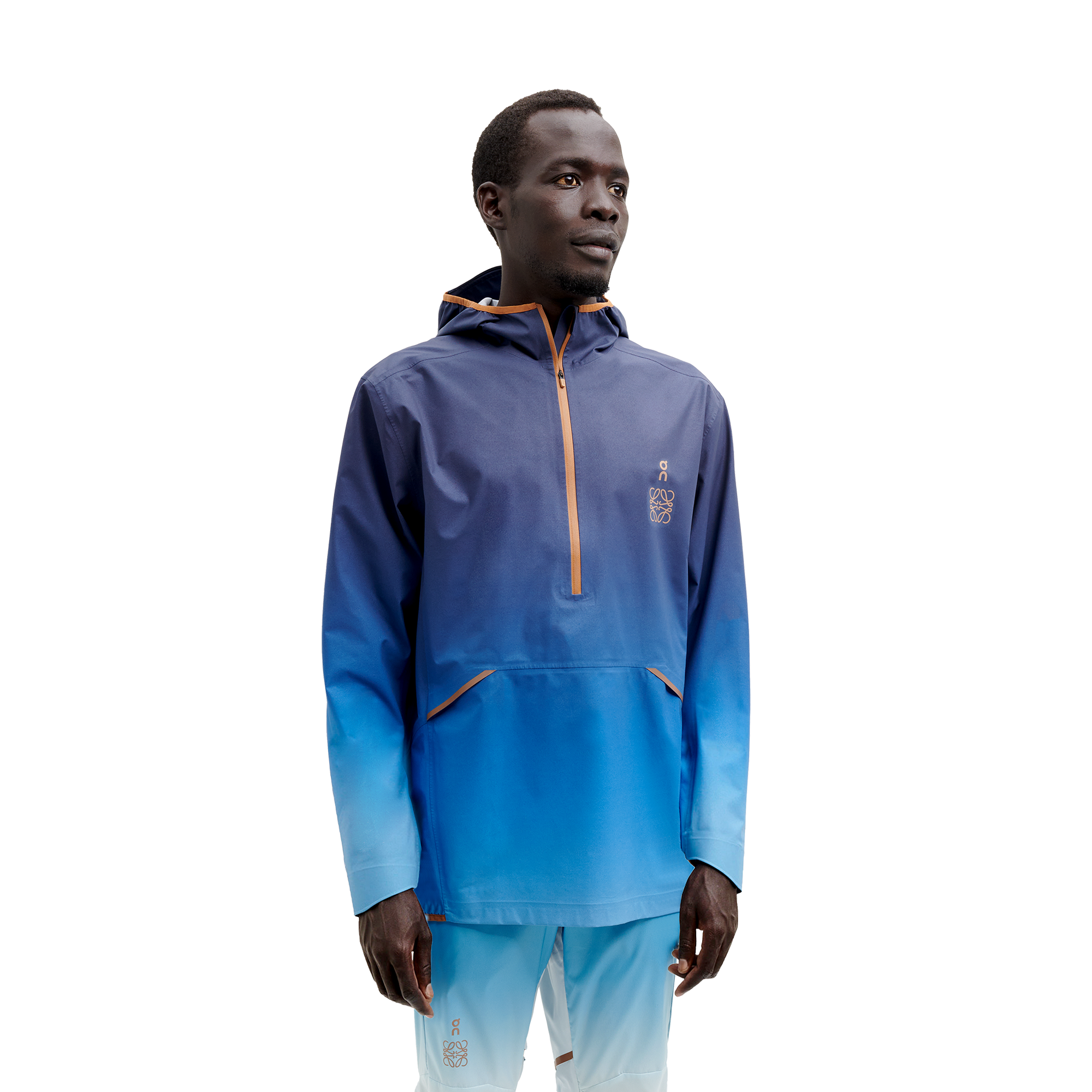 On Waterproof Anorak LOEWE Gradient Blue Men Jackets