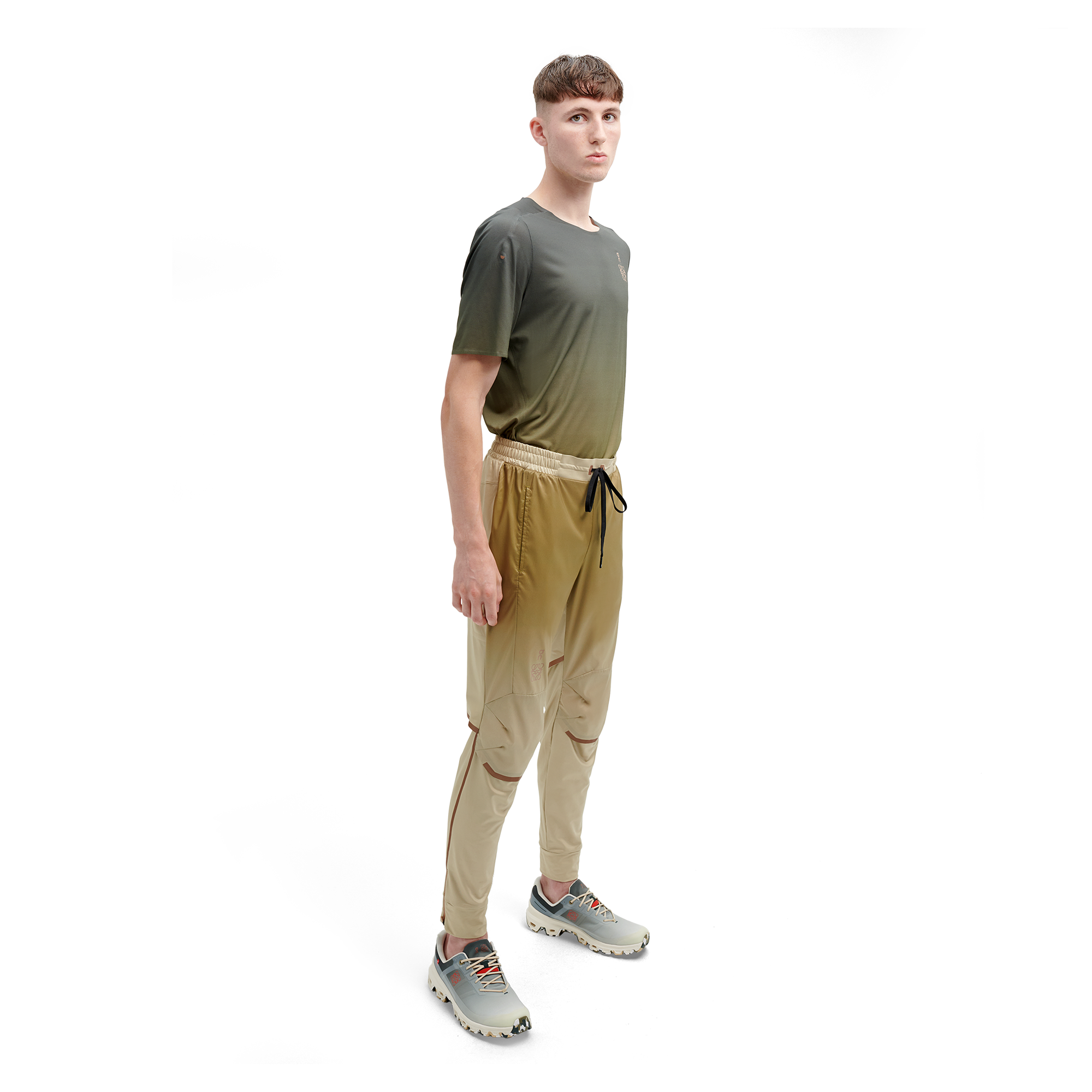 On Running Pants LOEWE Gradient Khaki Men Pants