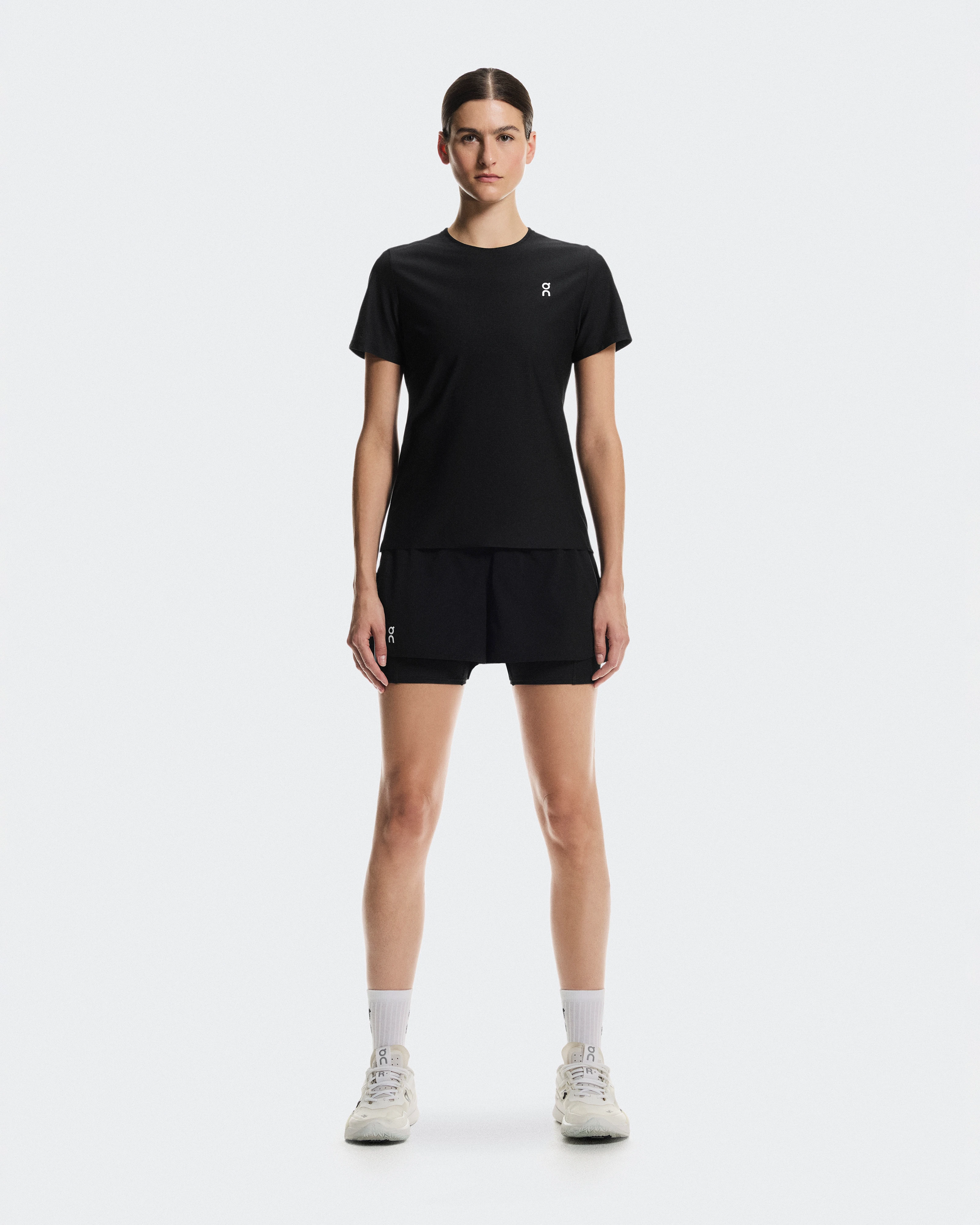 On Court-T Black Women Tops and t-shirts