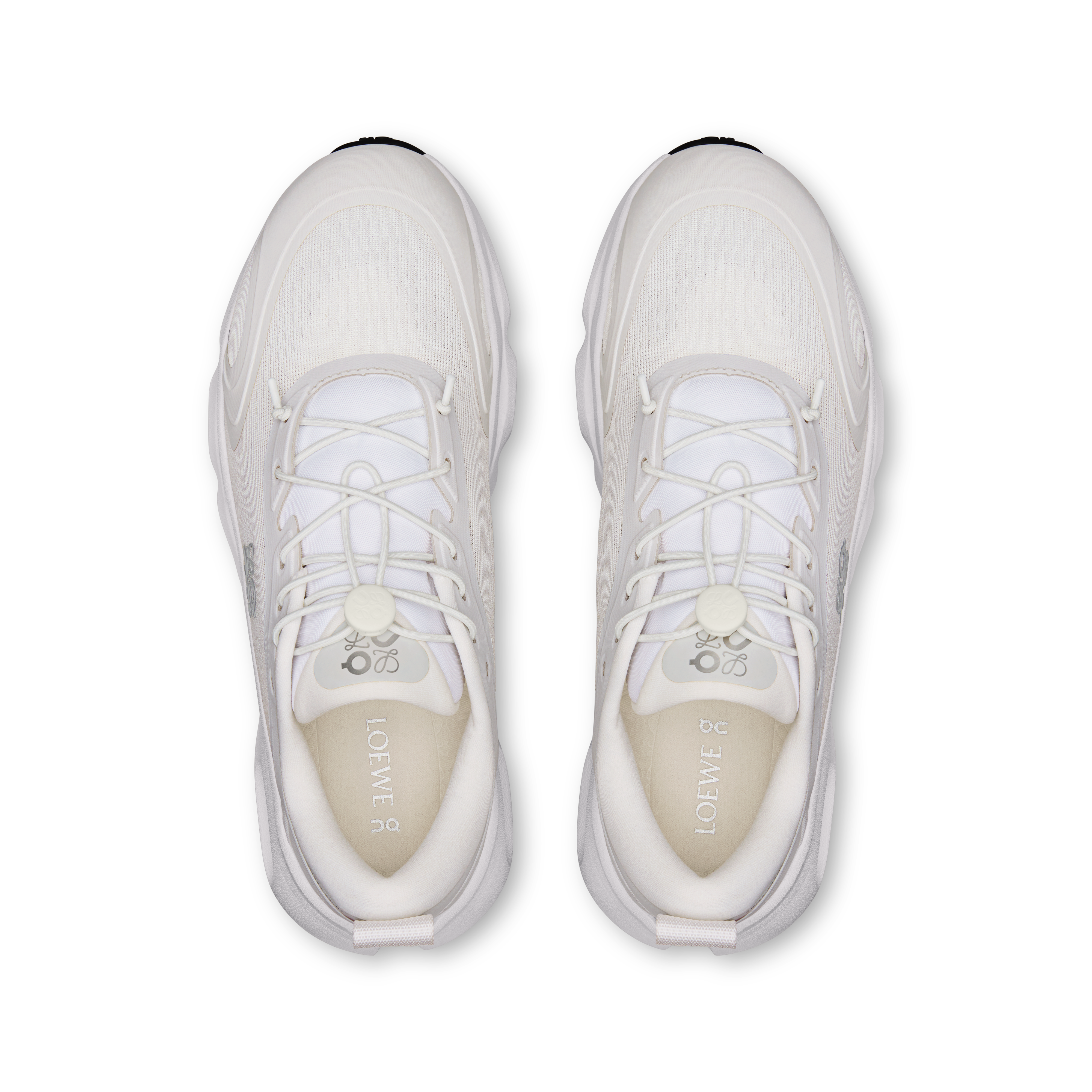 On Cloudsolo LOEWE White & Light Grey Women Active life Shoes
