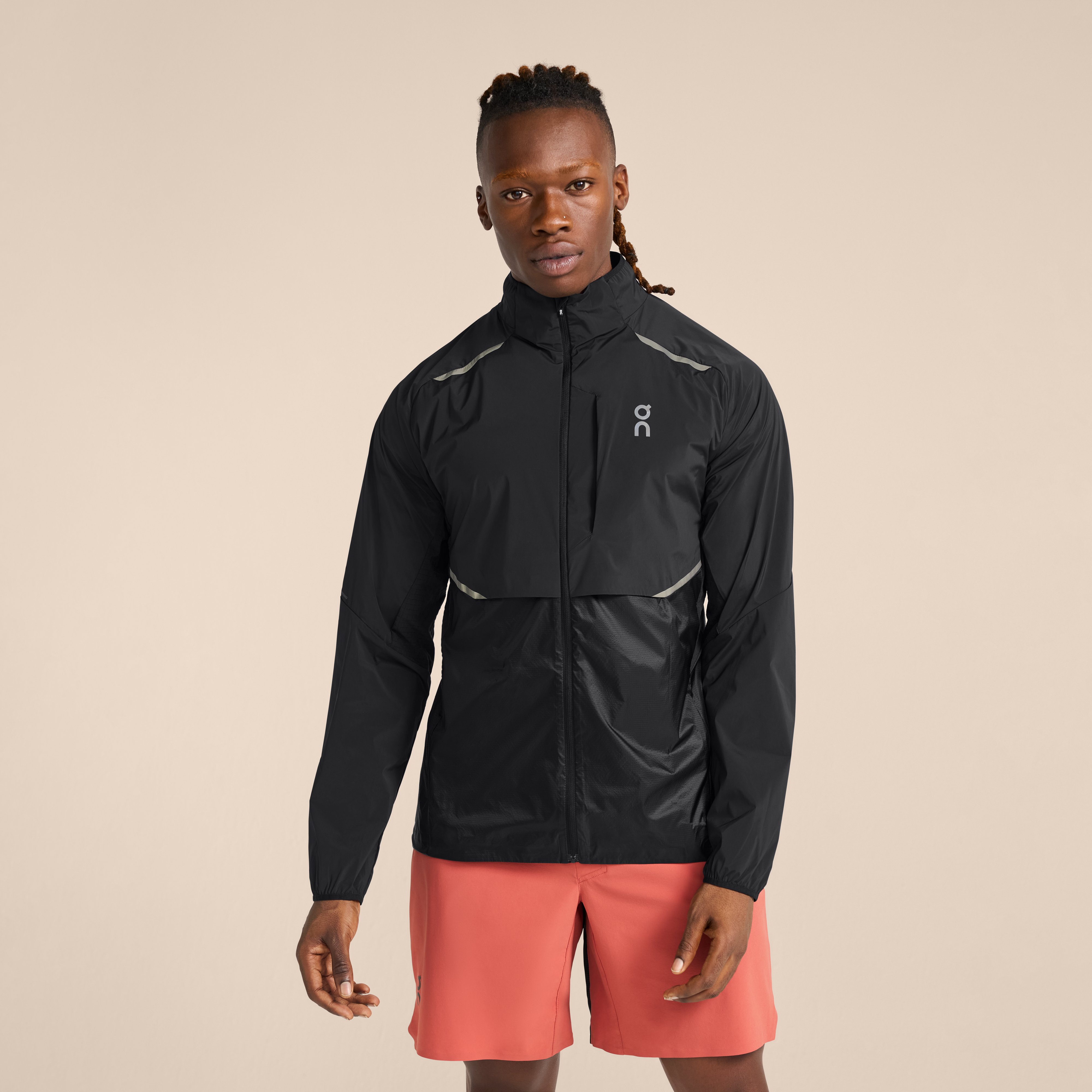 On Weather Jacket Black Men – Running, ultralight protection, windproof Jackets