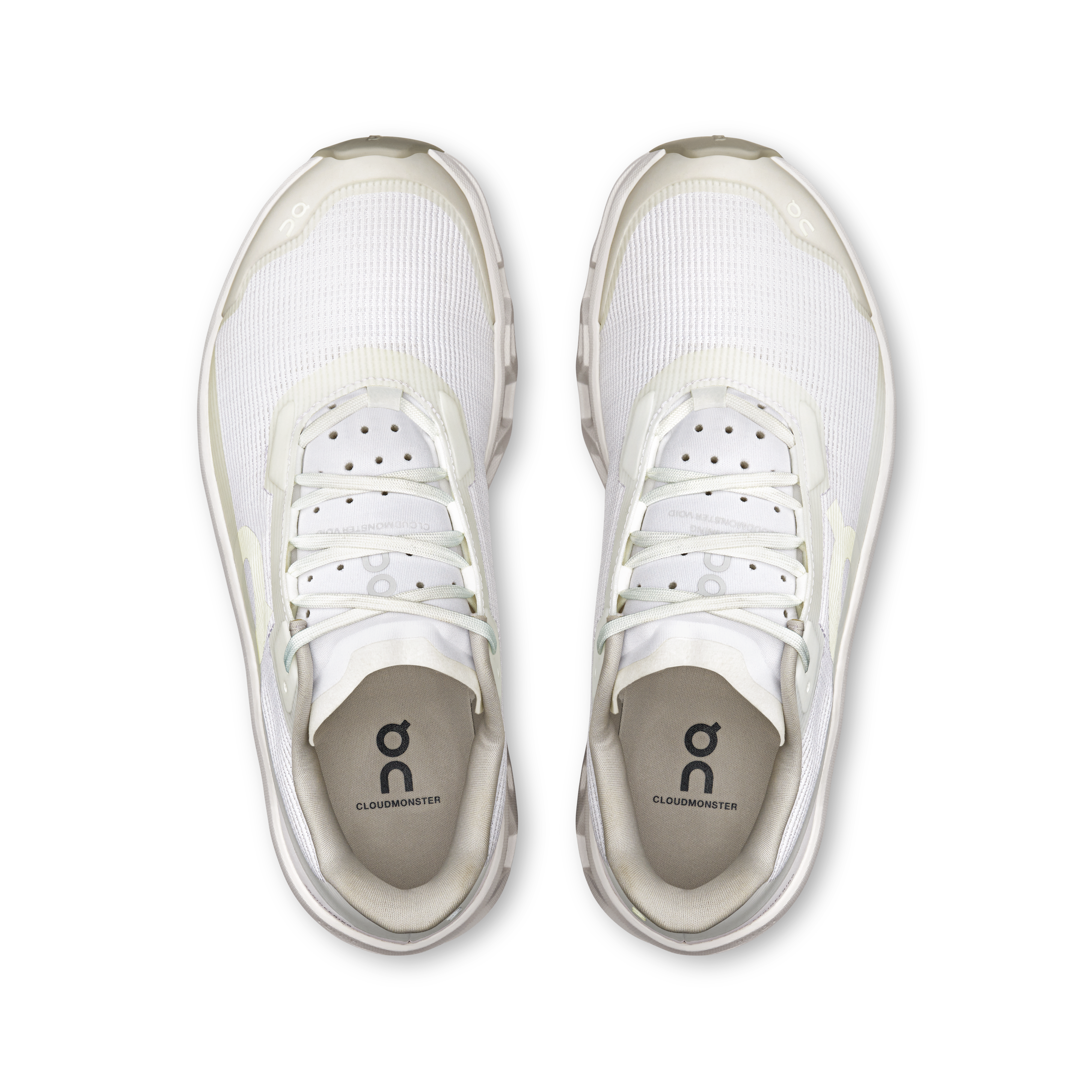 On Cloudmonster Void White & White Women Active life Shoes