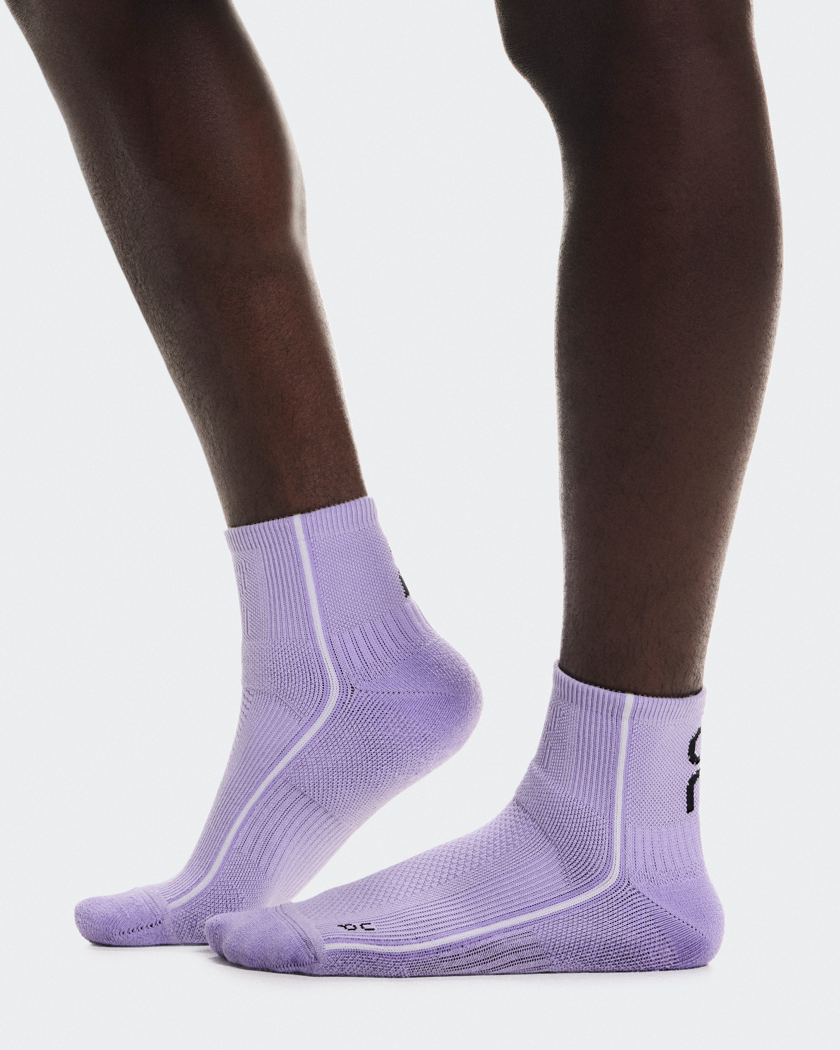 On Court Sock Mid Bloom & Ivory Unisex Socks