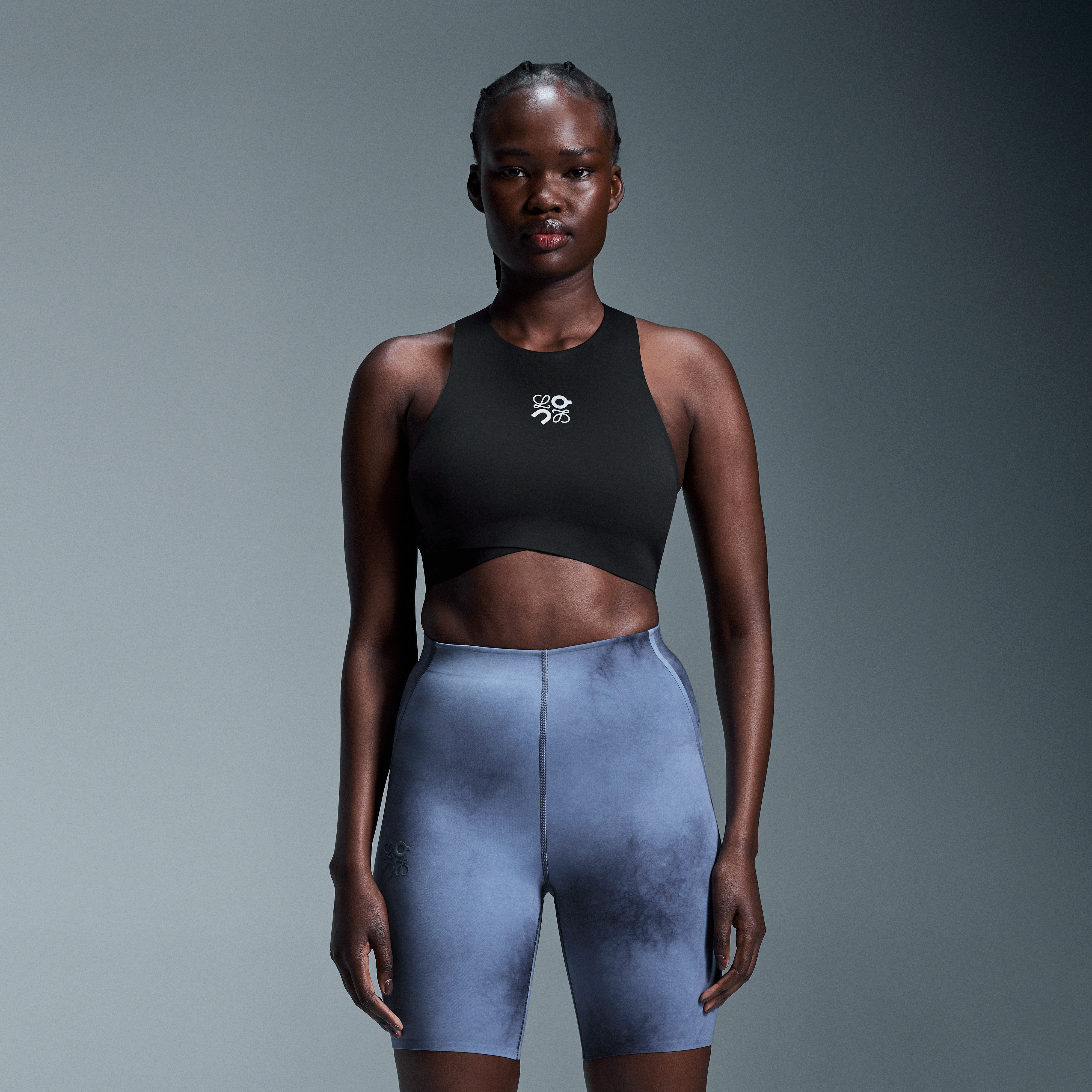 On Performance Top LOEWE Black Women – Low-impact workouts, limited edition, LOEWE × On Tops and t-shirts