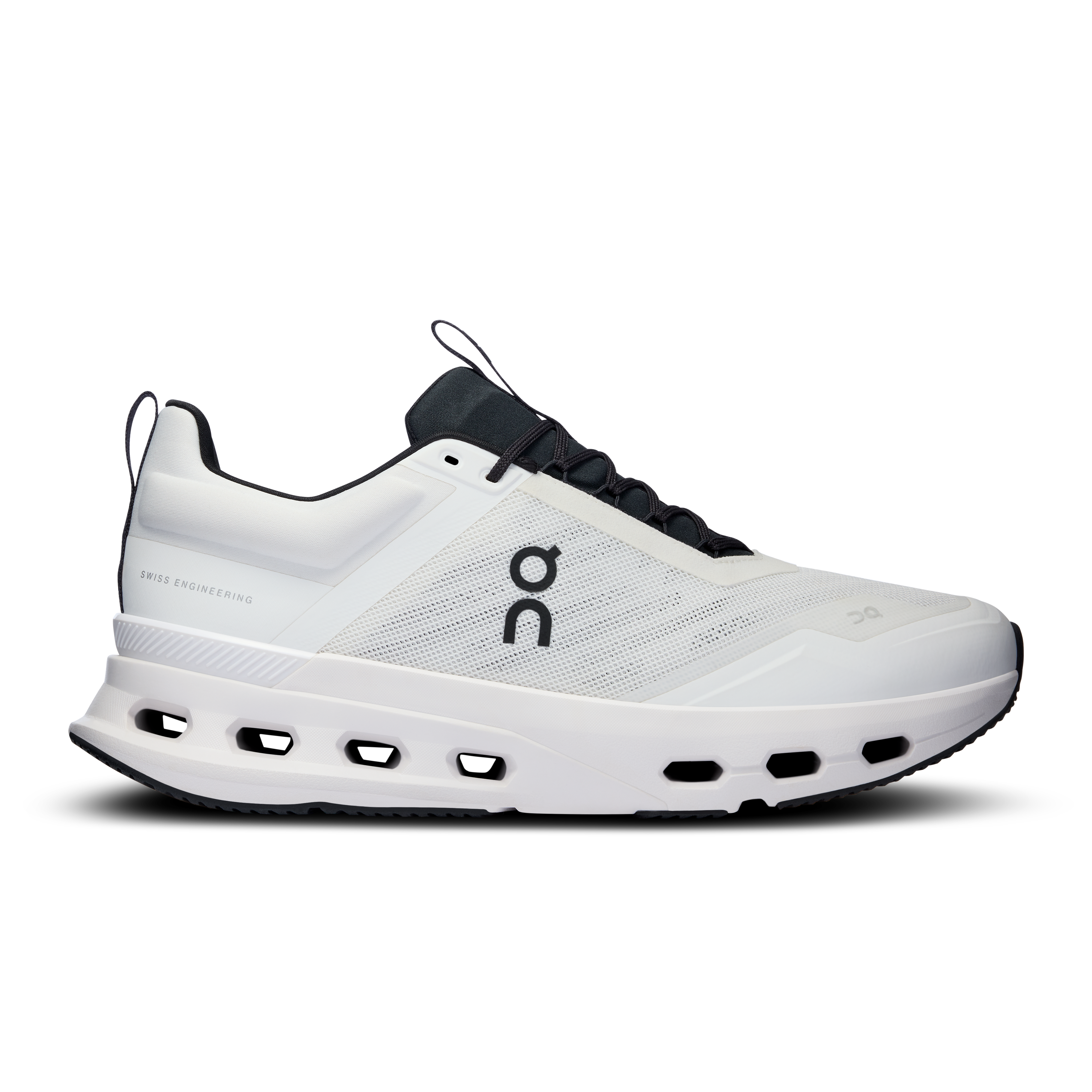 On Cloudnova X White & Black Men – Gym training, flexibility, X-shaped Speedboard® Shoes