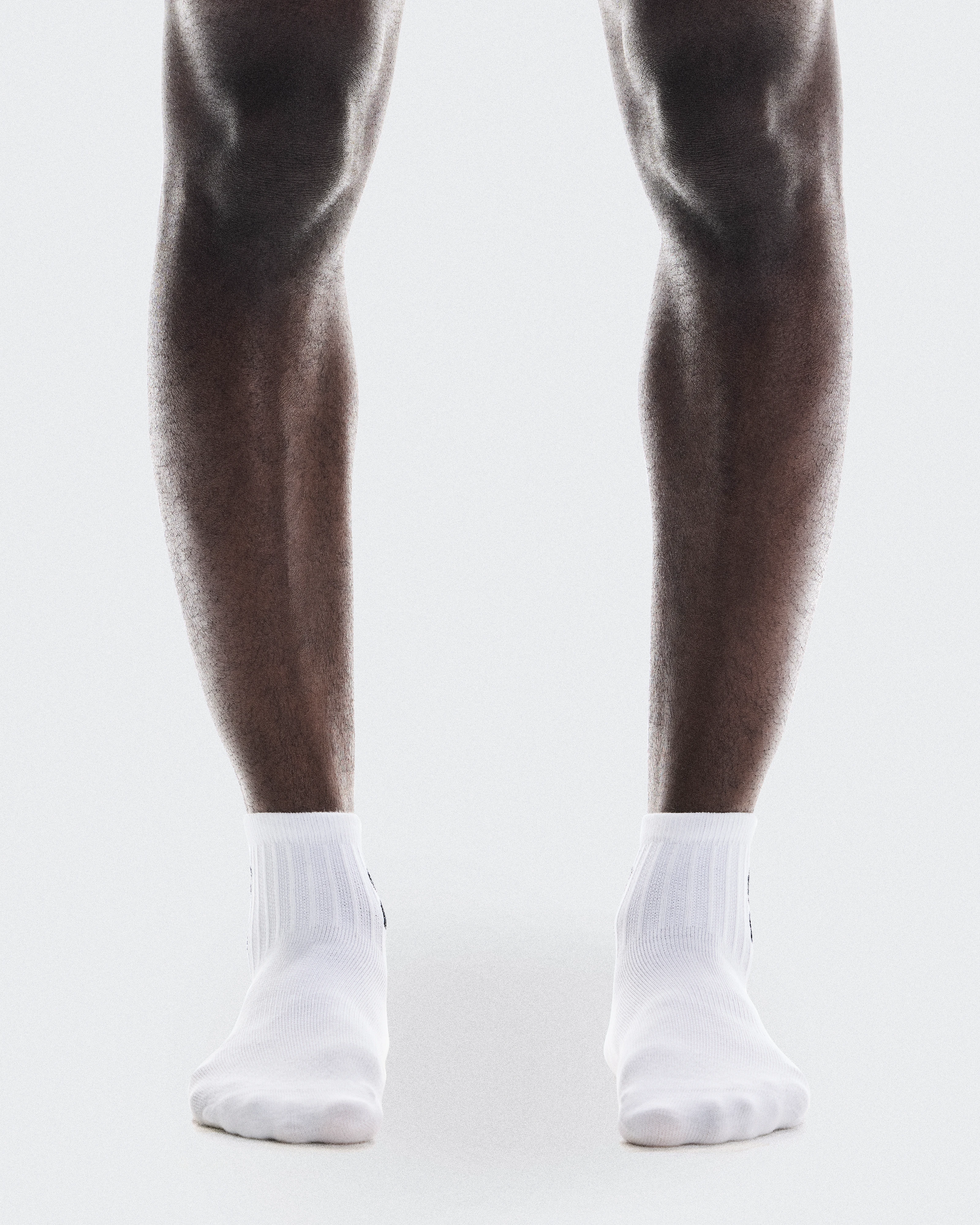On Logo Sock Mid 3P White Unisex Socks