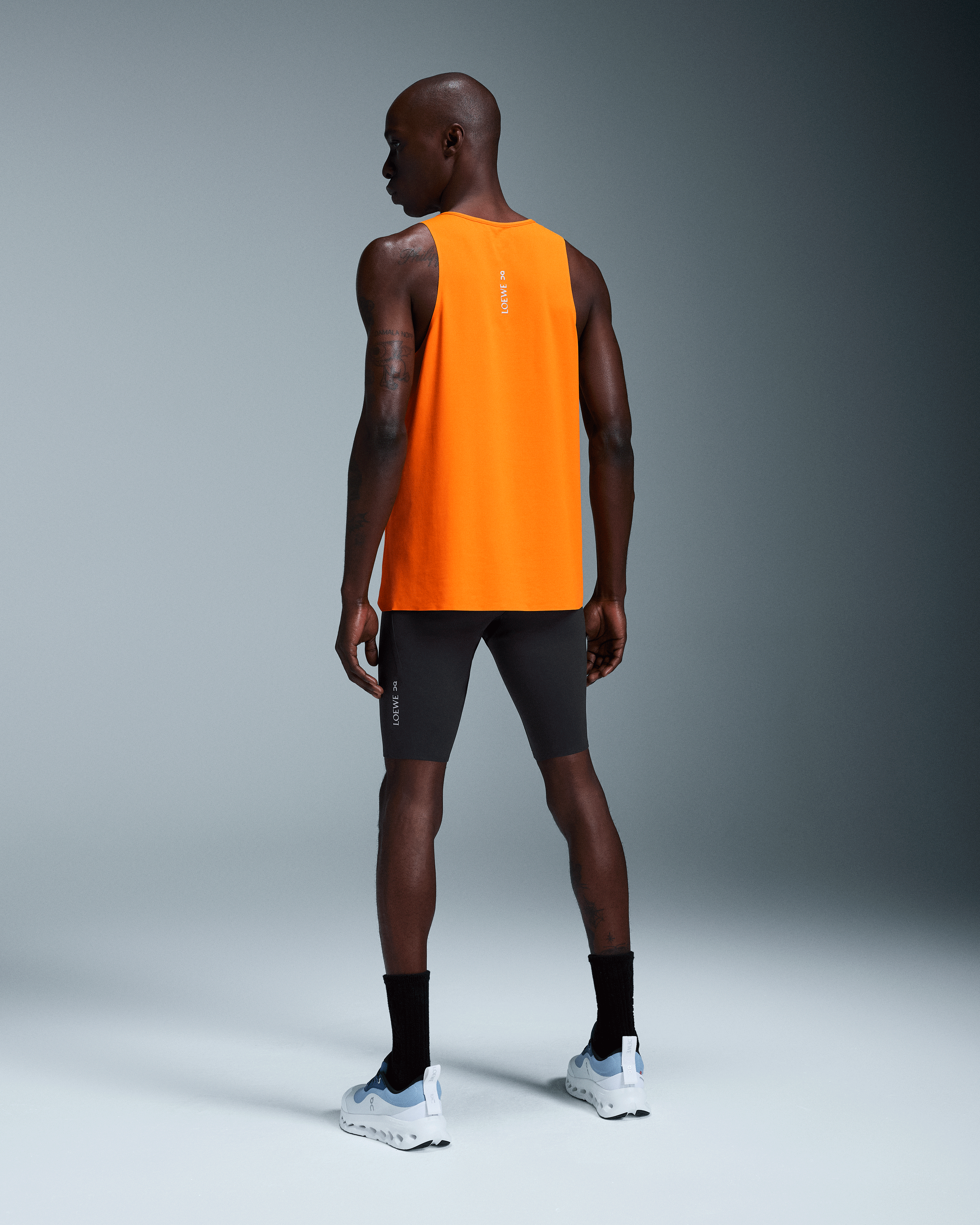 On Active Shorts LOEWE Black Men Shorts