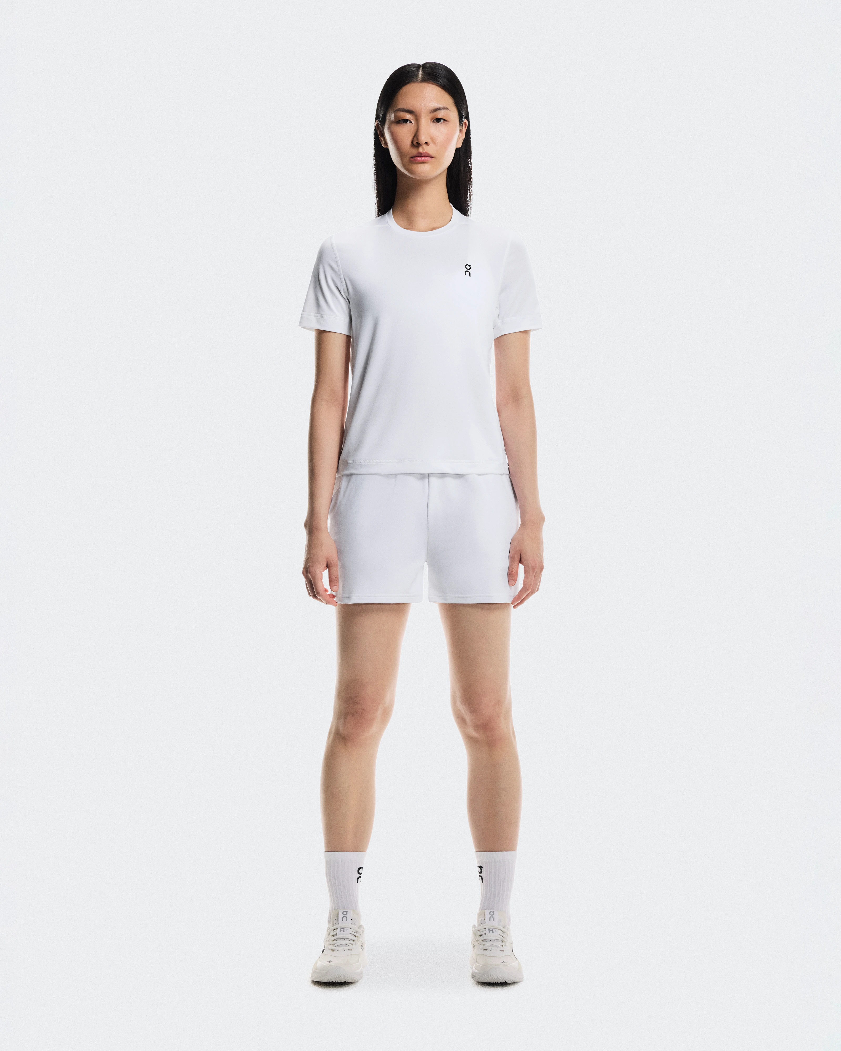 On Courtside Shorts White Women Shorts