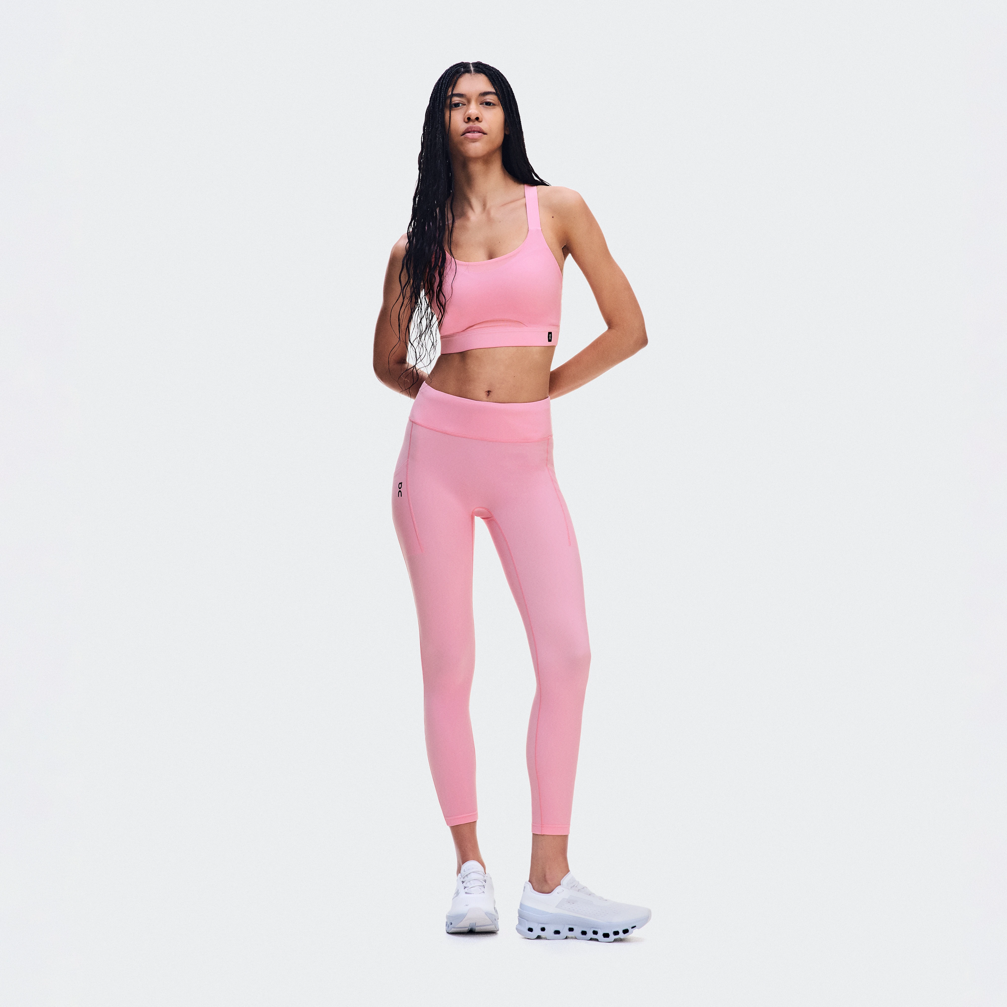 On Performance Tights 7/8 Magnolia Women – Road running, training Tights
