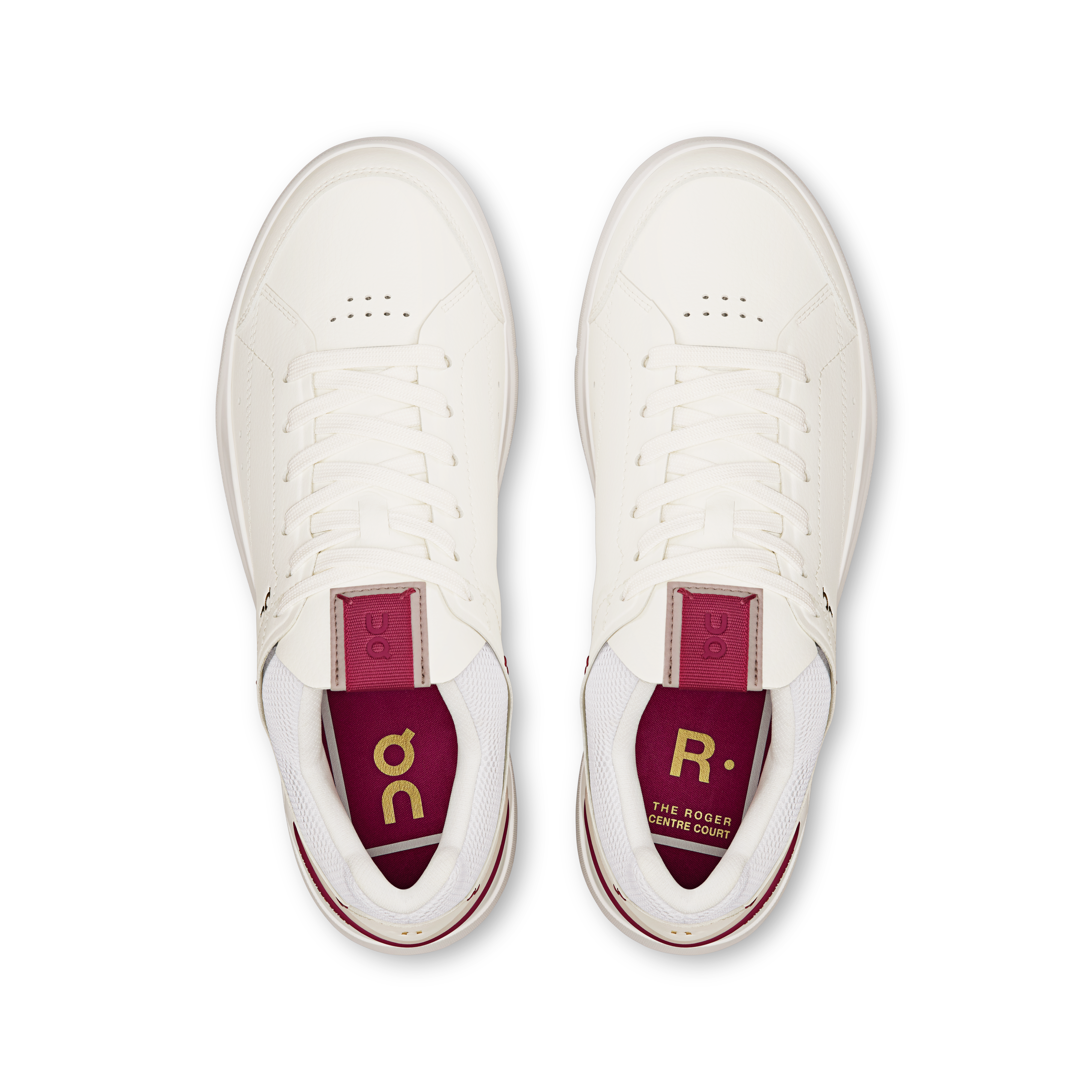 On THE ROGER Centre Court White & Grenadine Women Active life Shoes
