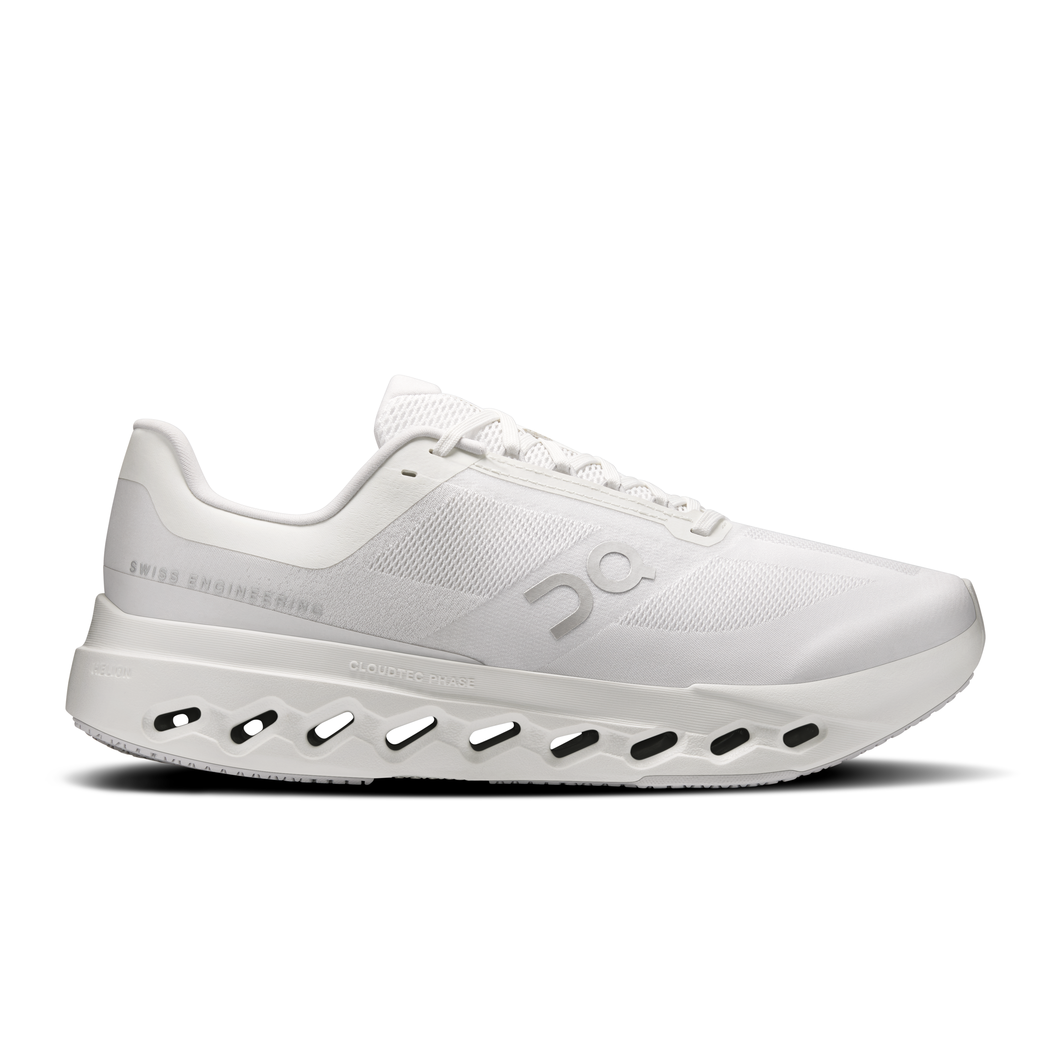 On Cloudsurfer Next Wide White & White Men – Everyday running, smooth ride Shoes