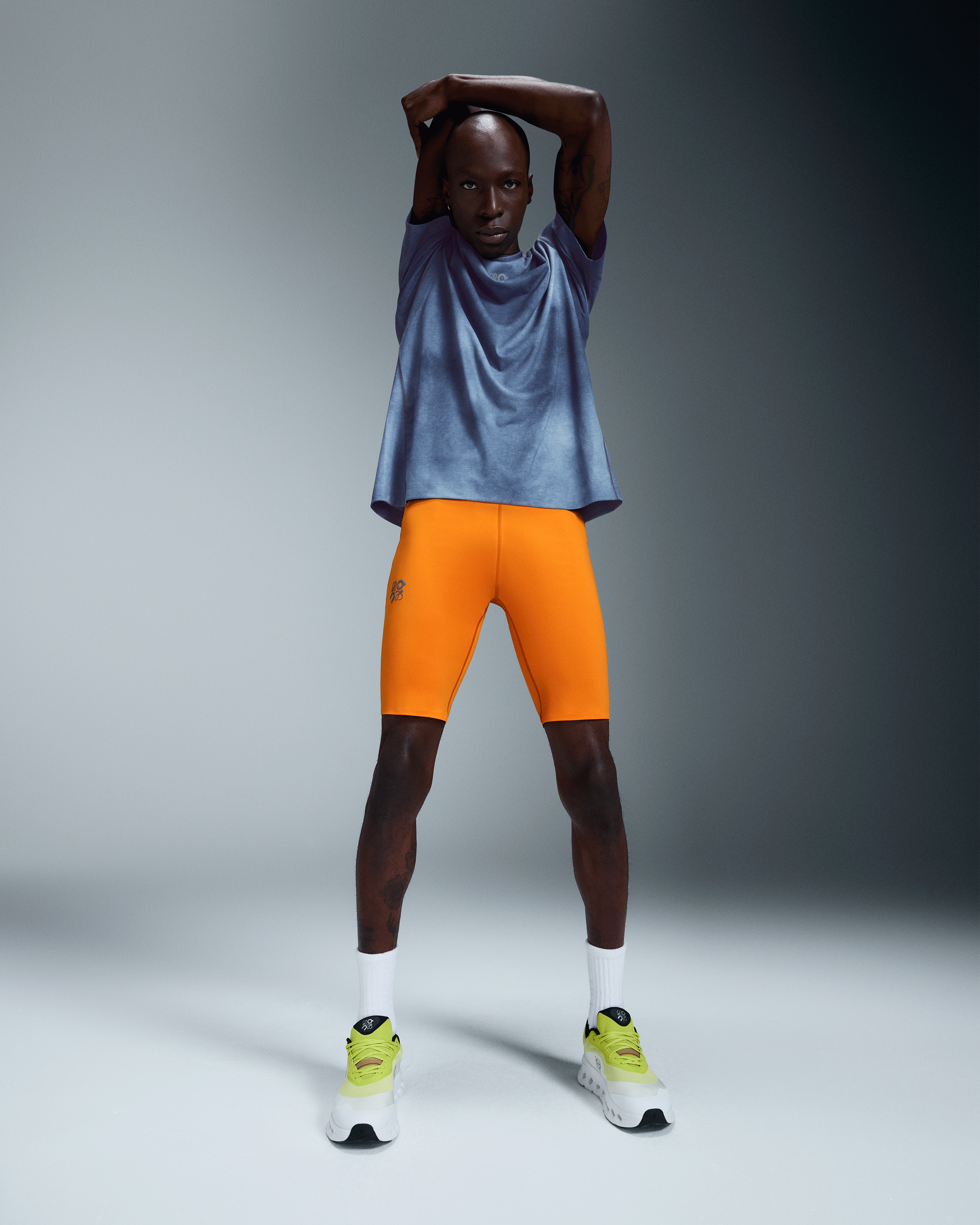 On Active Shorts LOEWE Orange Men Shorts
