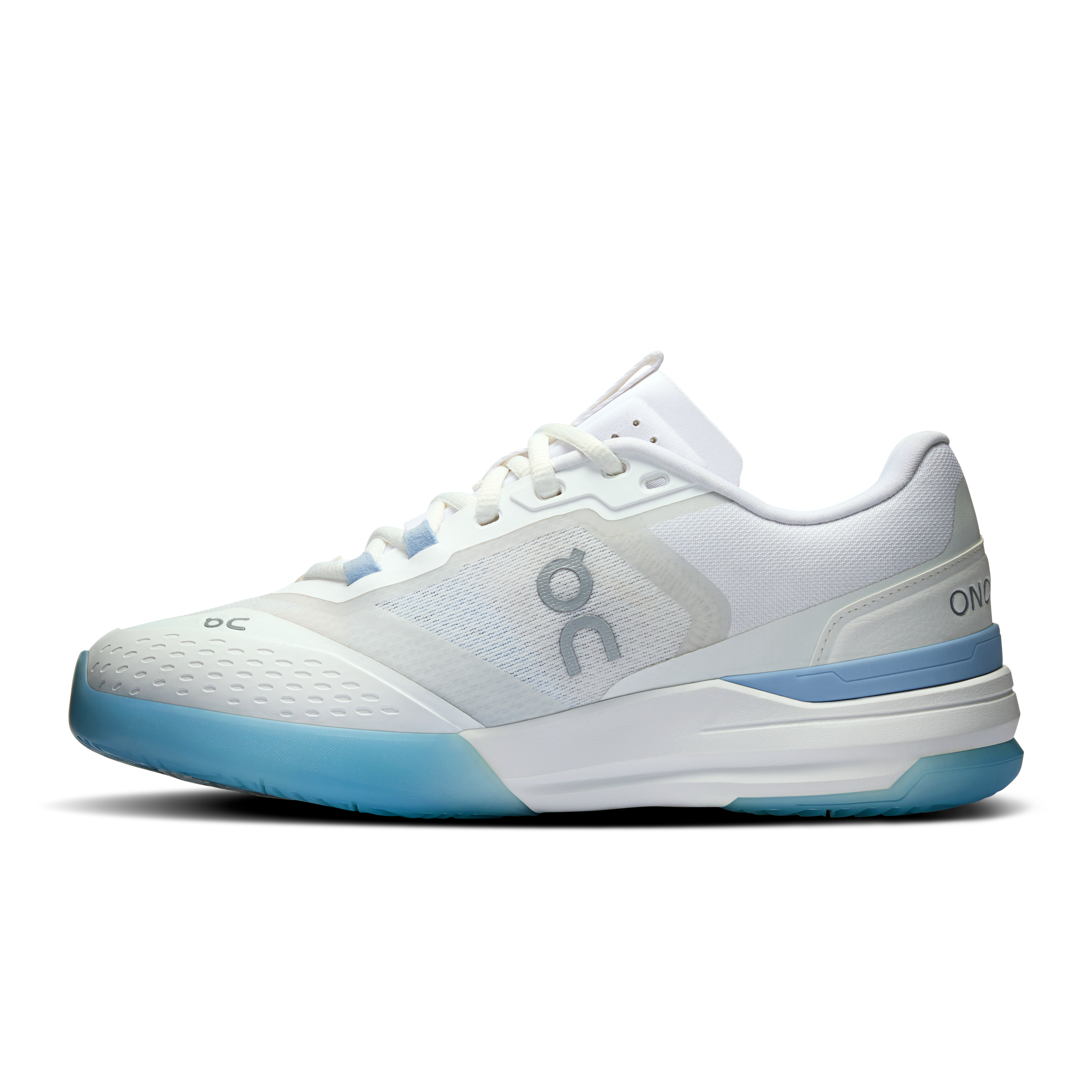 On THE ROGER Advantage Pro White & Chambray Women Tennis Shoes