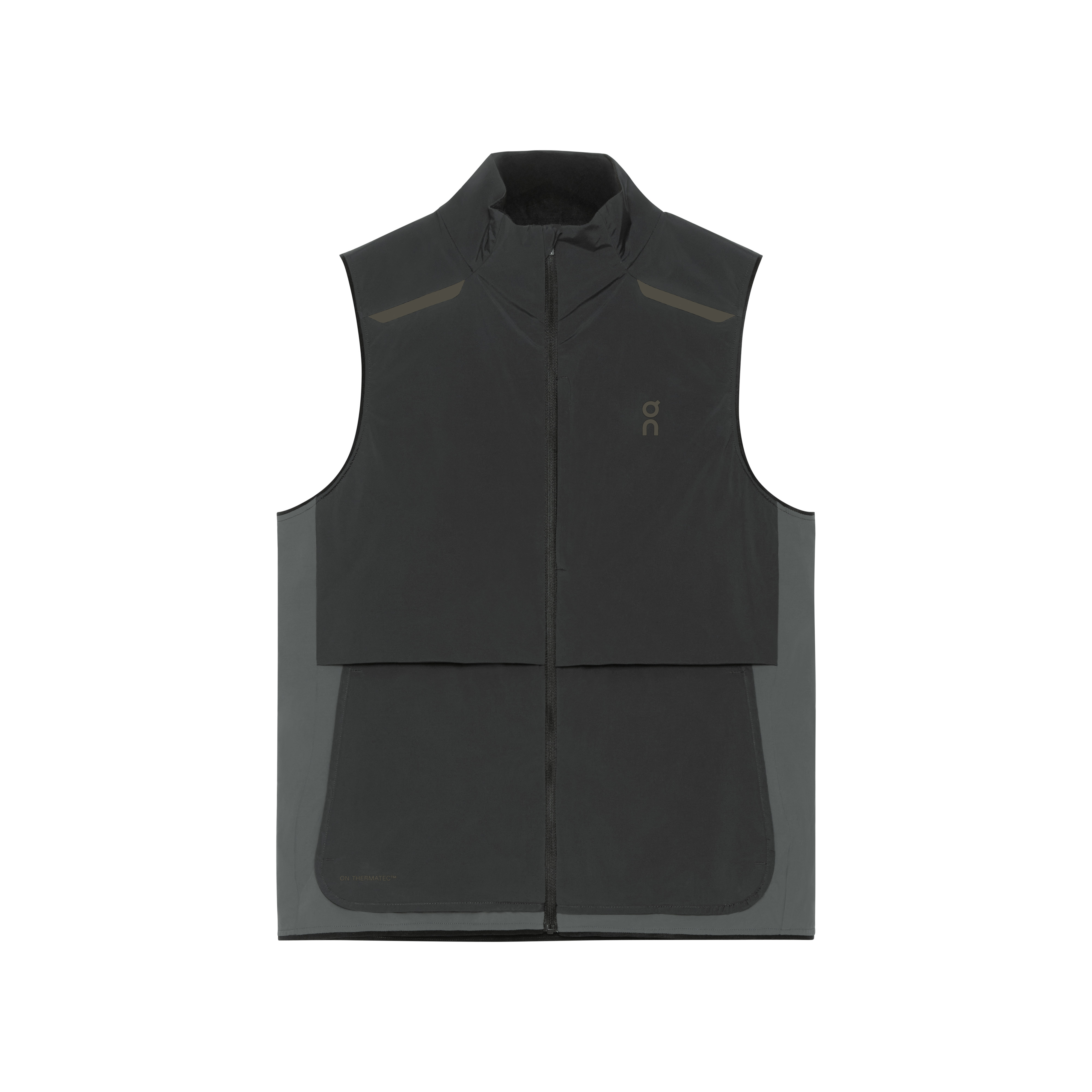 Weather Vest in Black/Eclipse