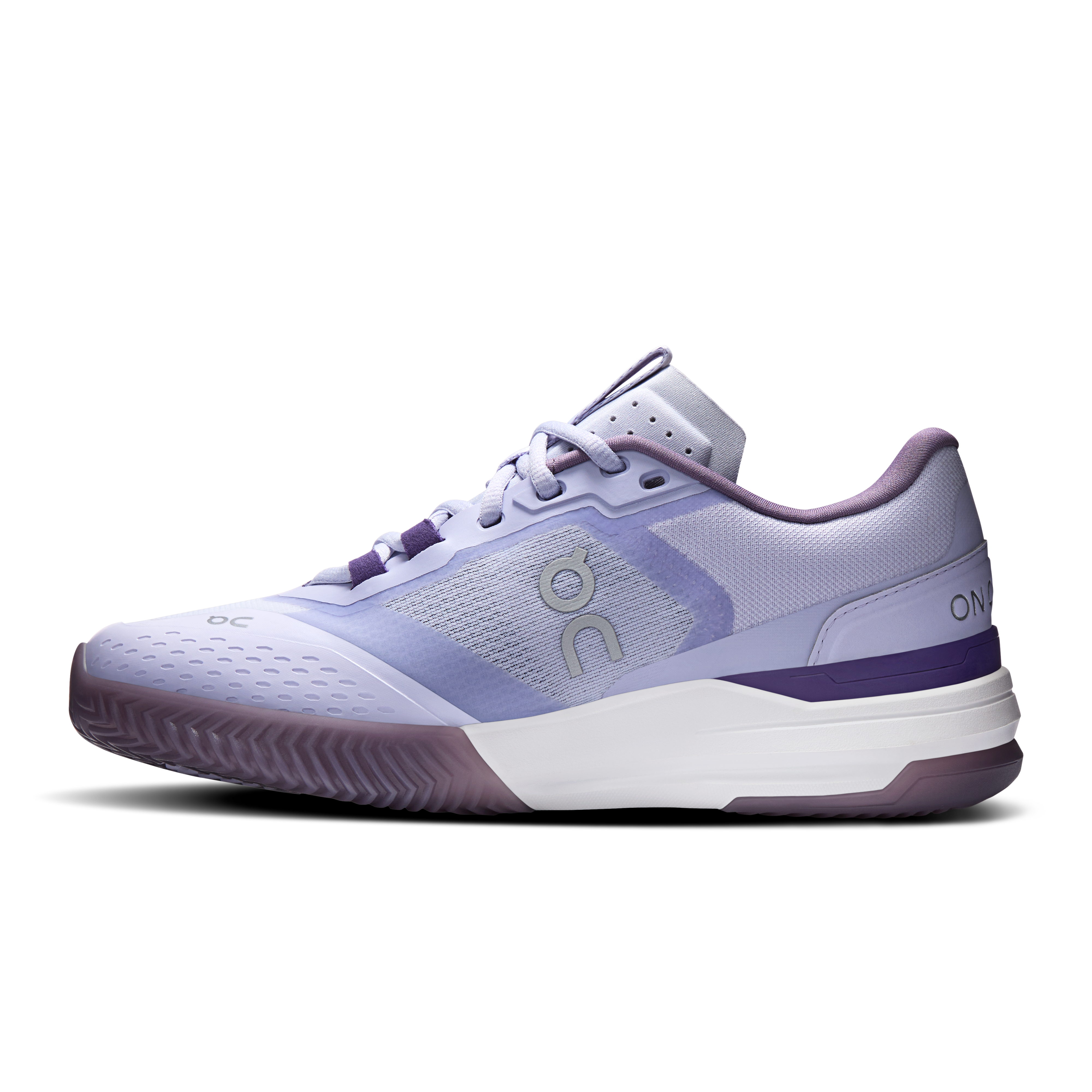 On THE ROGER Advantage Pro Clay Thistle & Dewberry Women Tennis Shoes