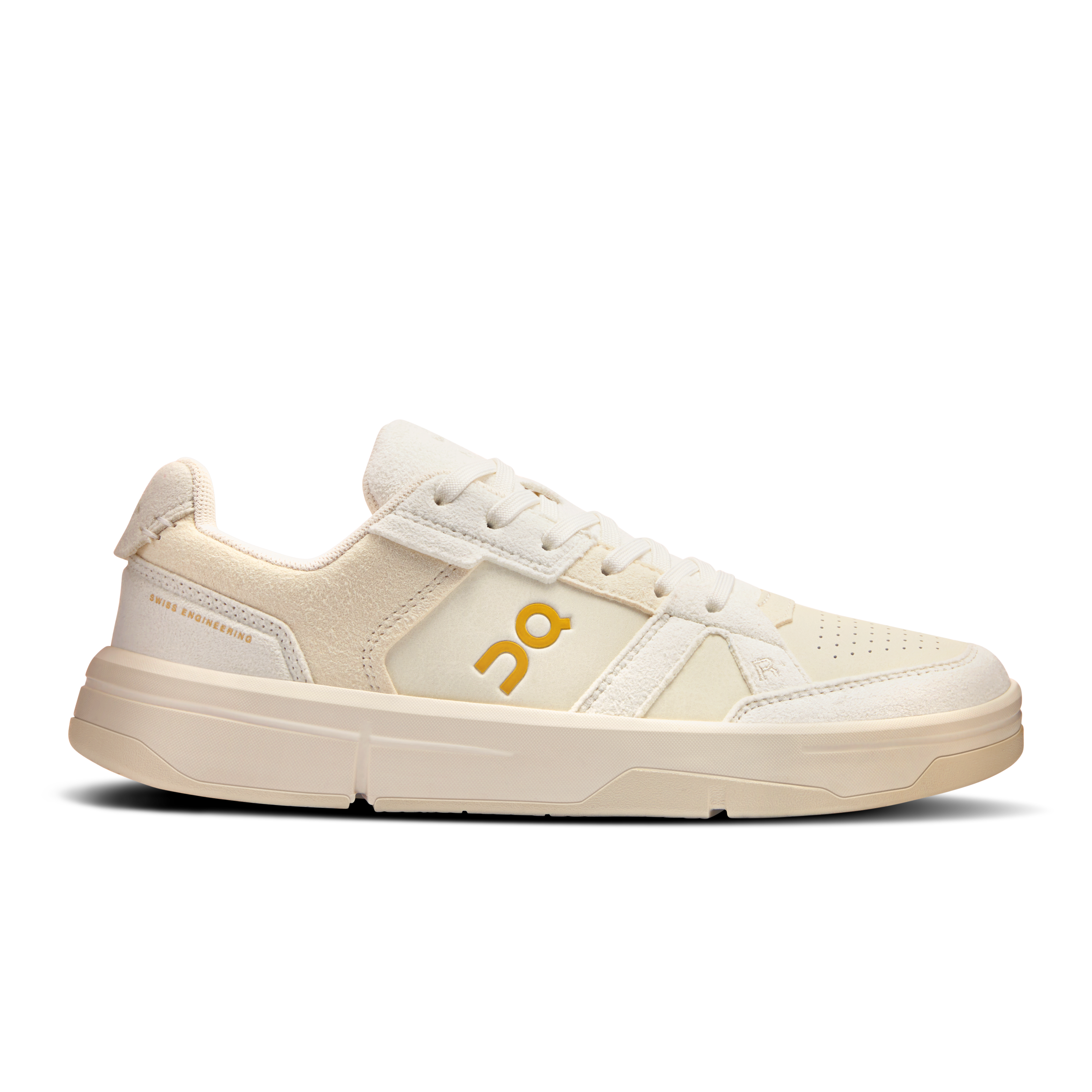 On THE ROGER Clubhouse Ace Ivory & Dew Women – All-day, tennis-inspired, hidden CloudTec® Shoes