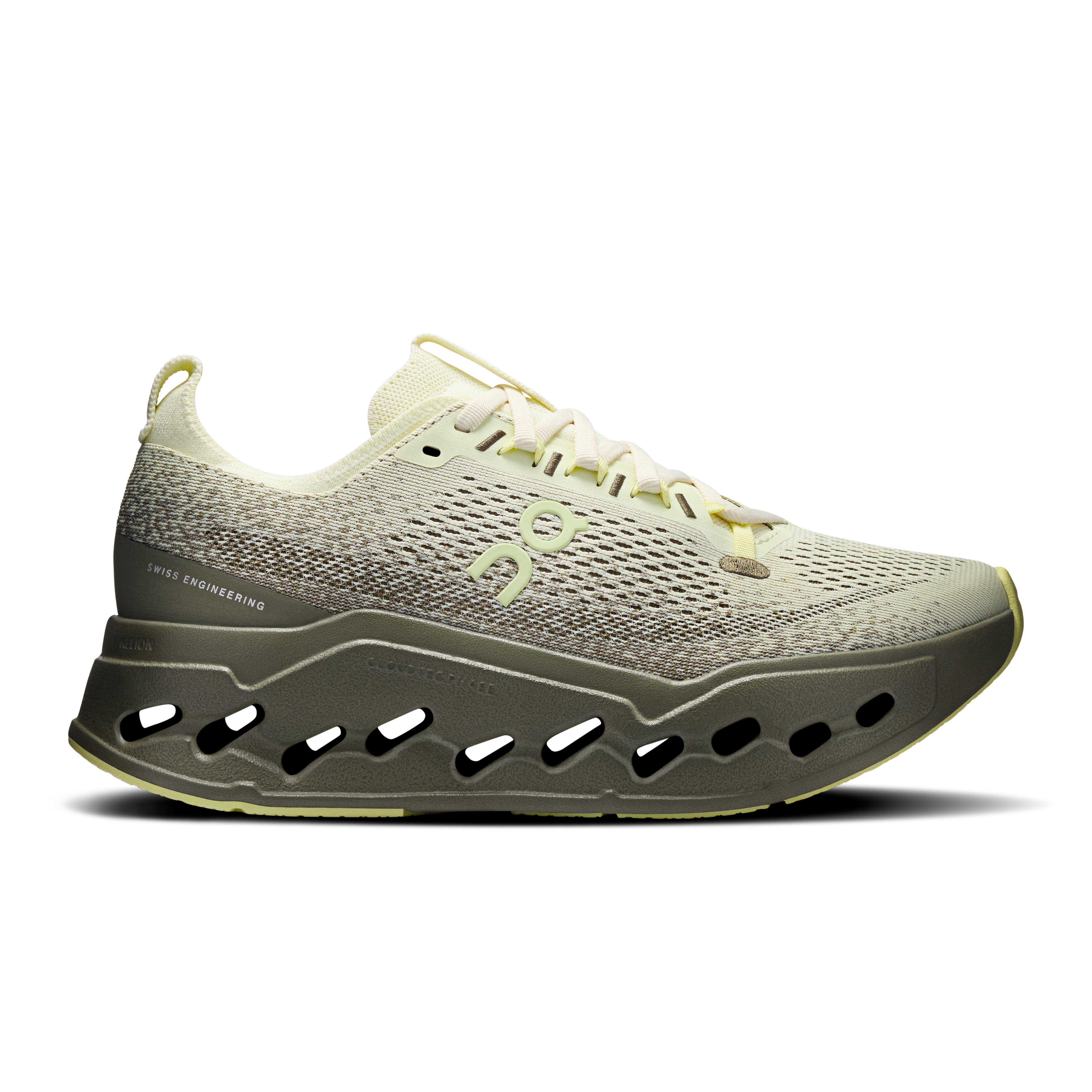 Cloudsurfer Max Wide Road Running Shoe in Seedling/Olive