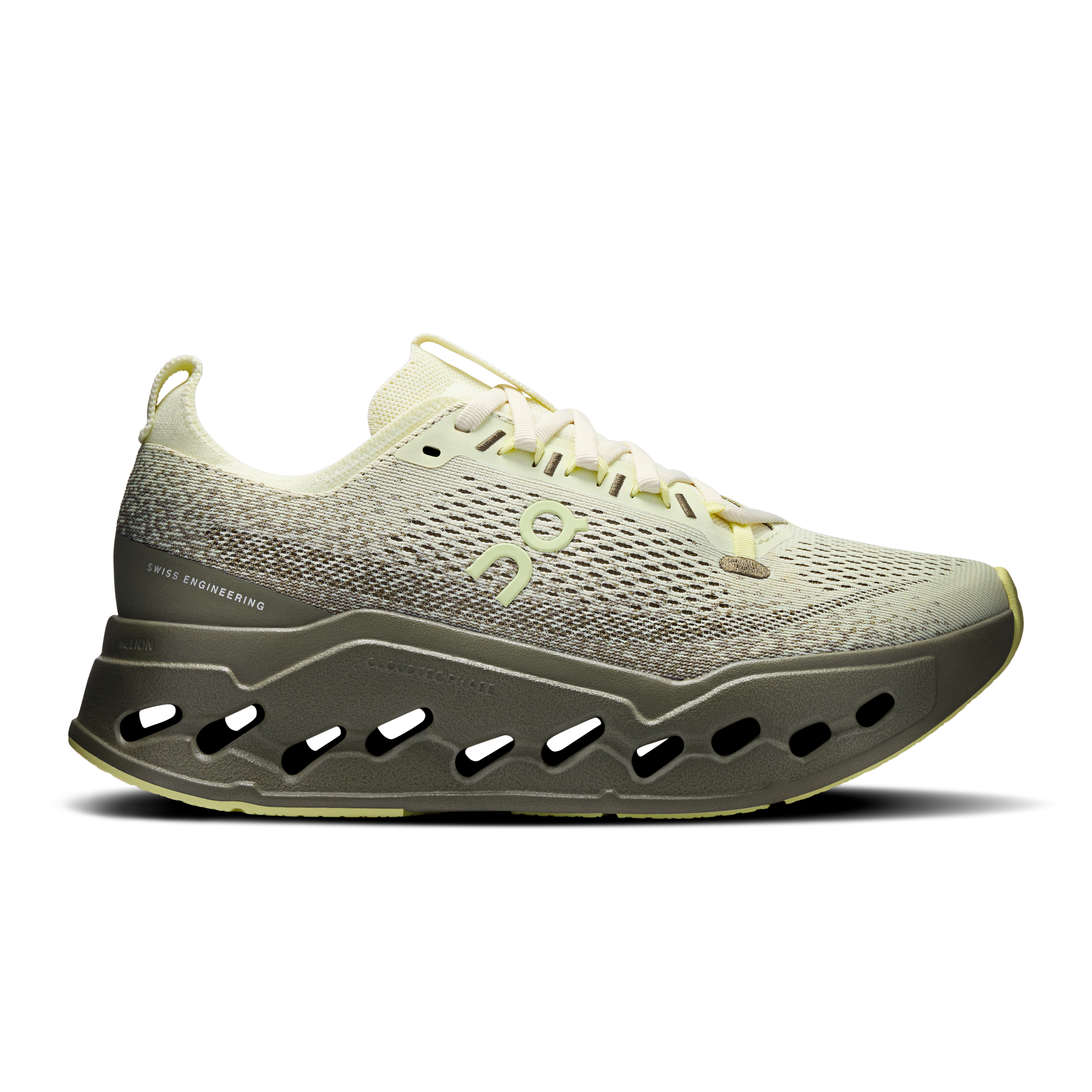 On Cloudsurfer Max Wide Seedling & Olive Women – Long runs, smooth ride Shoes