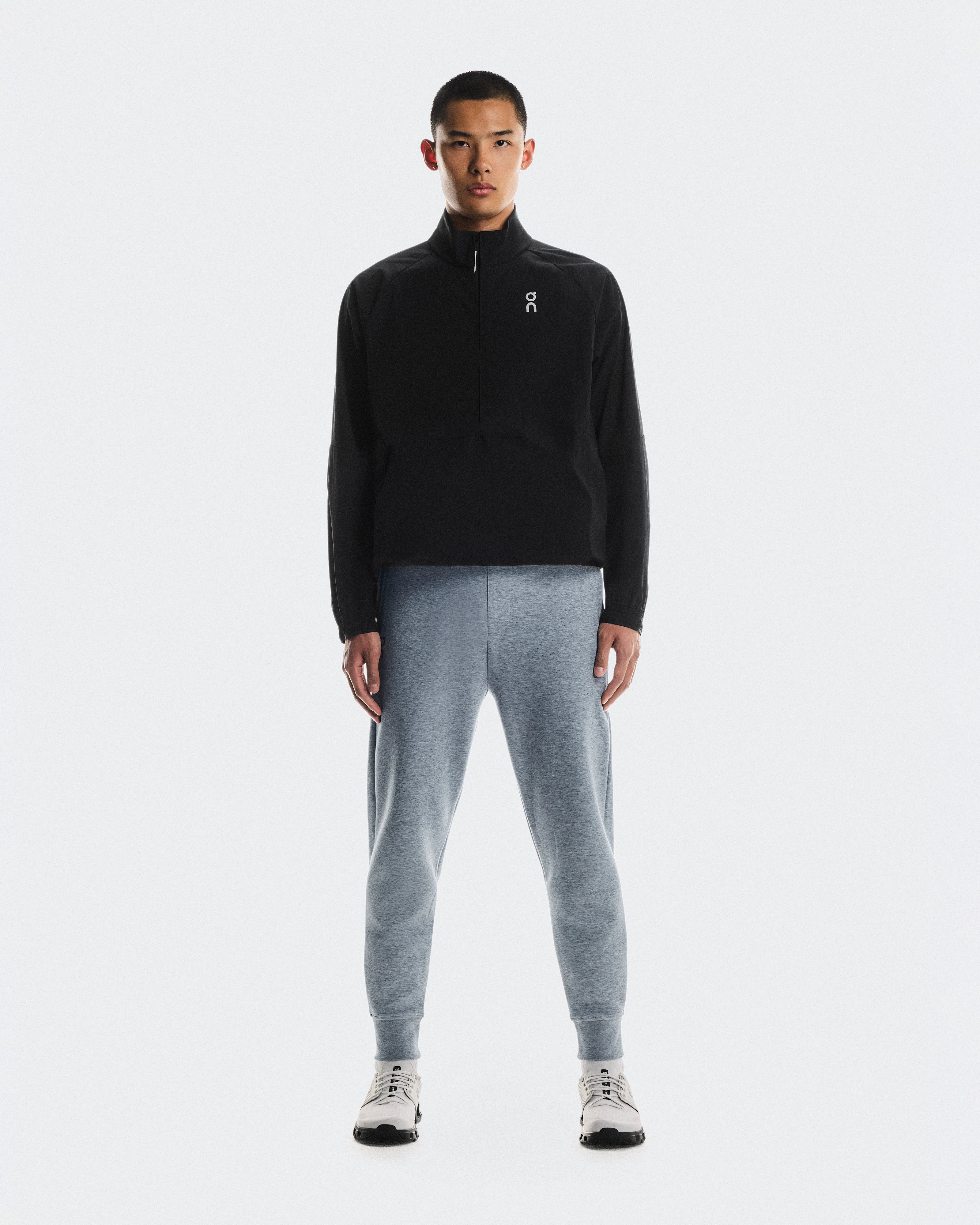 On Focus Tech Sweatpants Basalt Men Pants