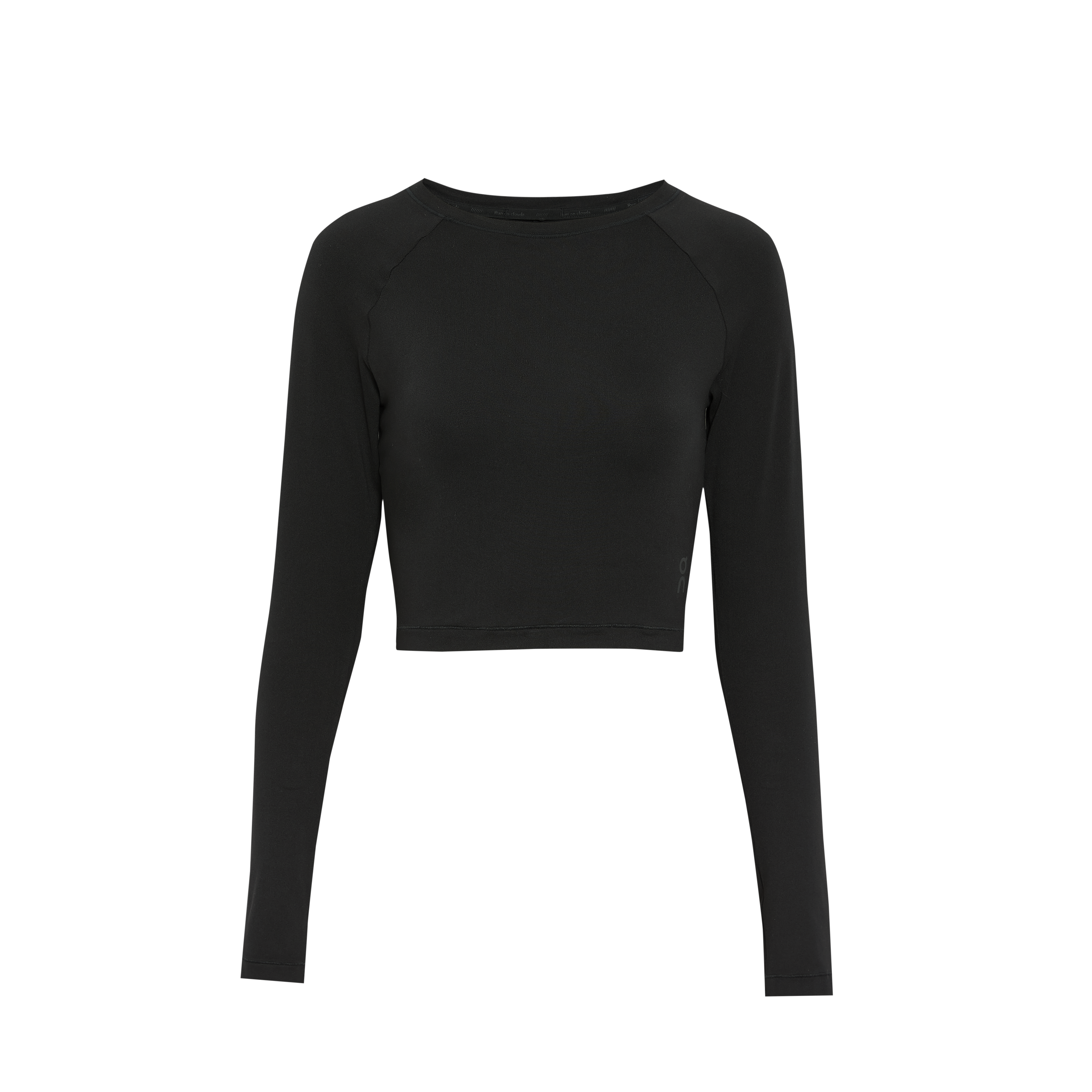 Studio Long-T Crop Long-Sleeve Shirt in Black