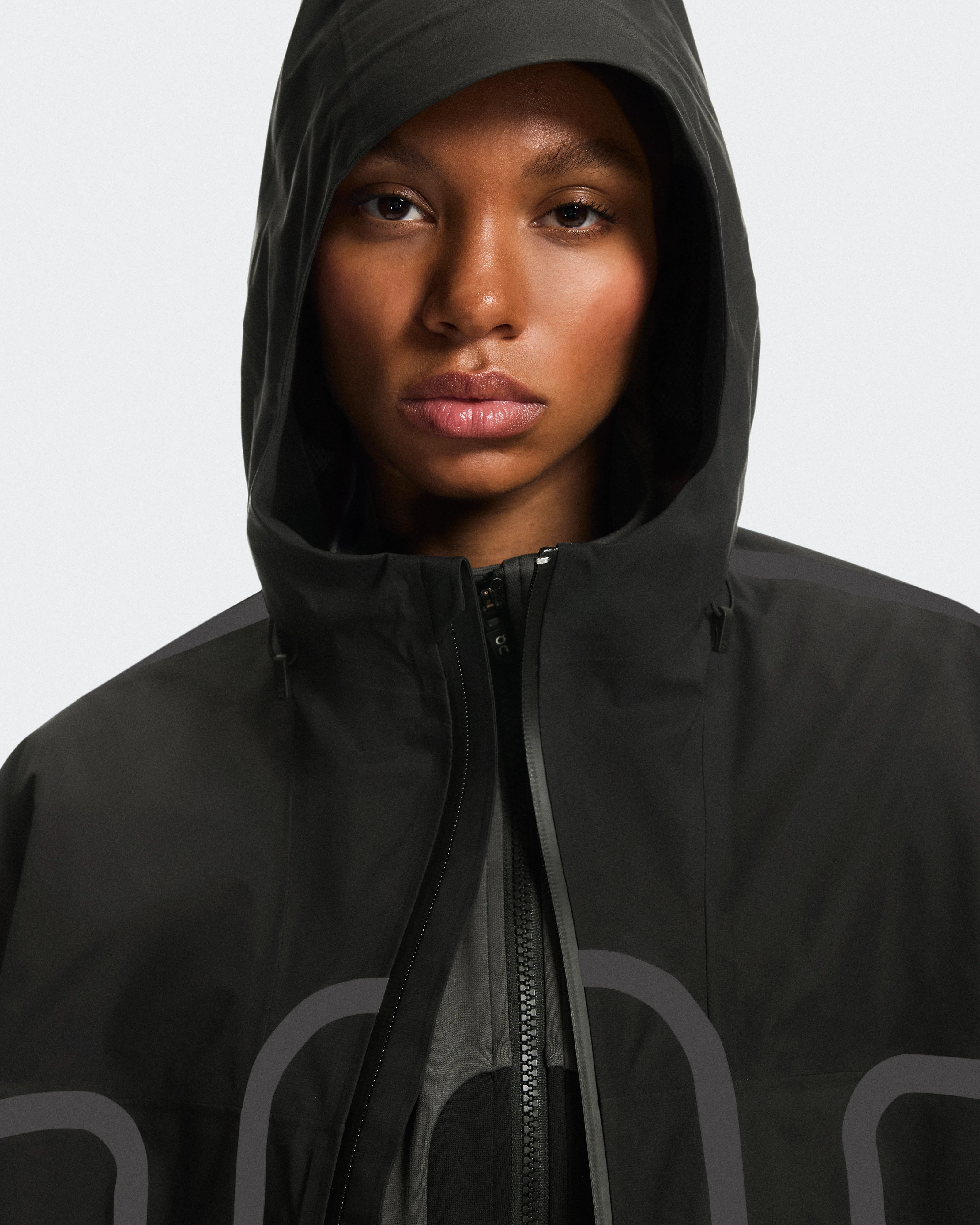 On Waterproof Jacket IKON Black Unisex Jackets
