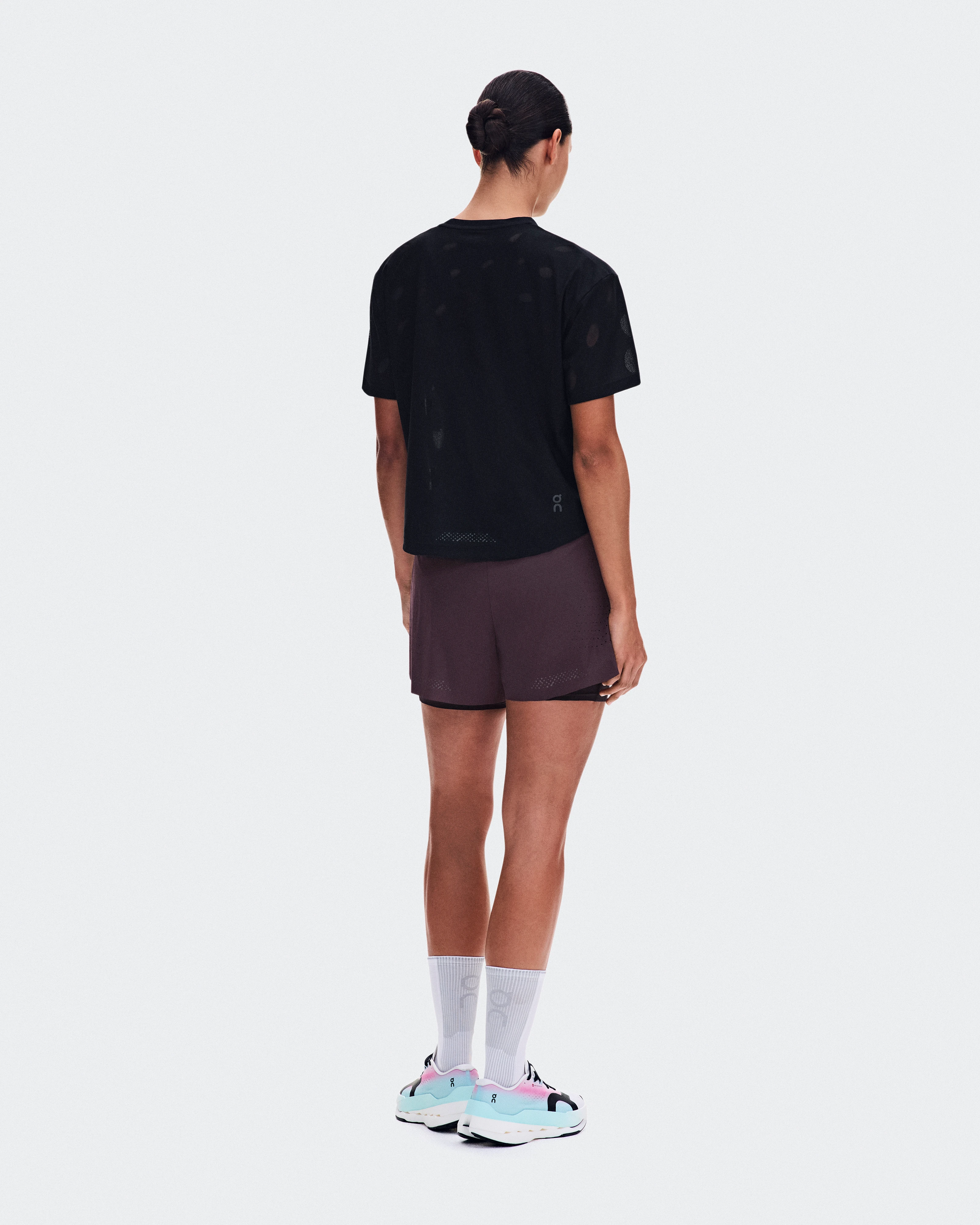On Zero-T Breathe Black Women Tops and t-shirts